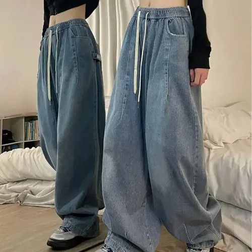 Japanese Brand × Vintage Spring Women Vintage Baggy Jeans Size 32" / US 10 / IT 46 - 1 Thumbnail