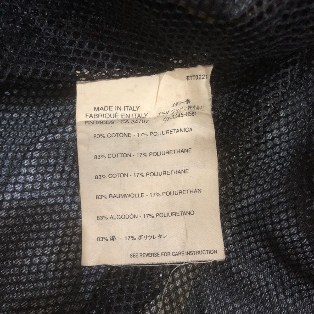 Prada × Vintage Prada Raincoat Rider Snap Button Jacket Size XXS / US 00 / IT 34 - 9 Thumbnail