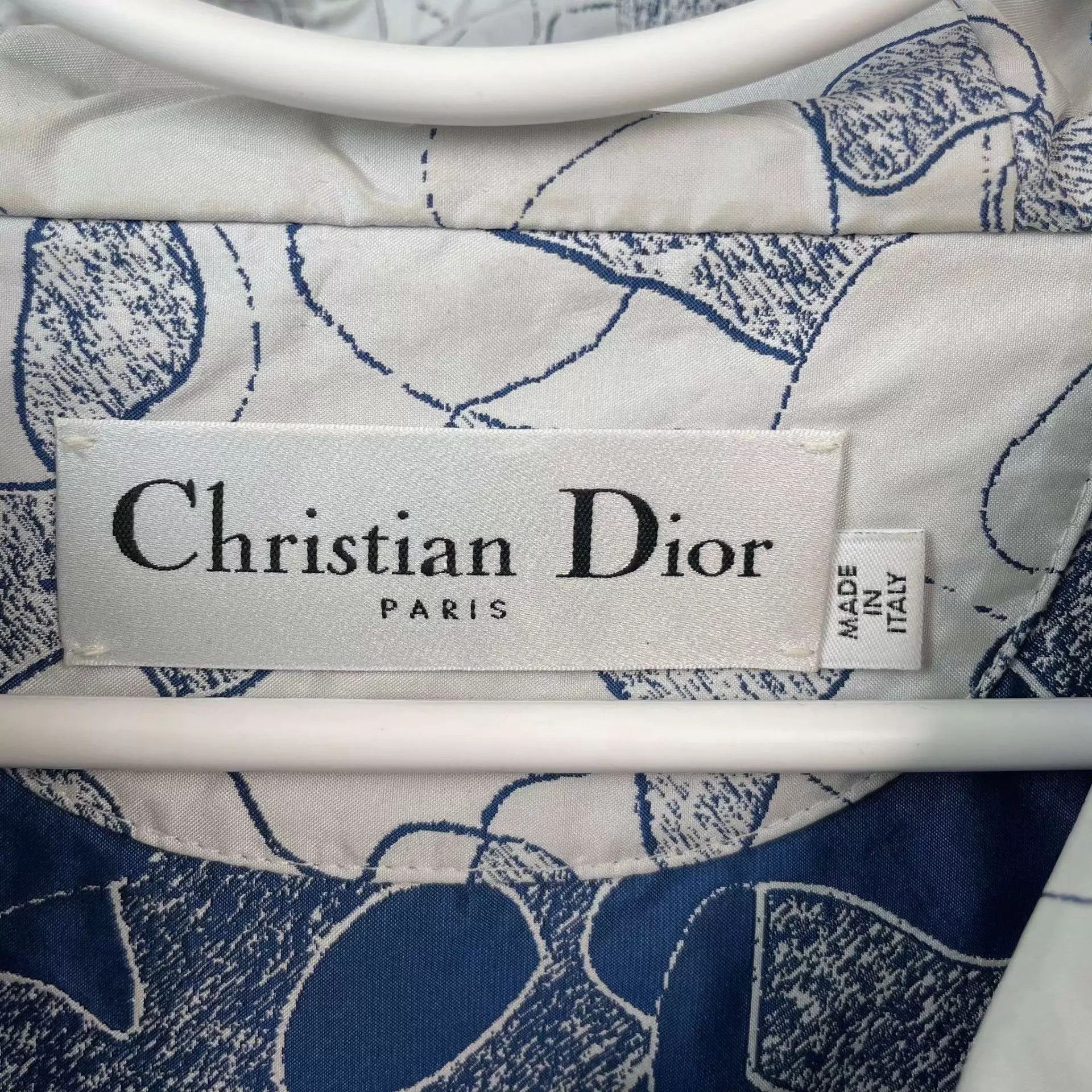 Dior Dior Embroidered Blue Hoodie S Size S / US 4 / IT 40 - 6 Thumbnail