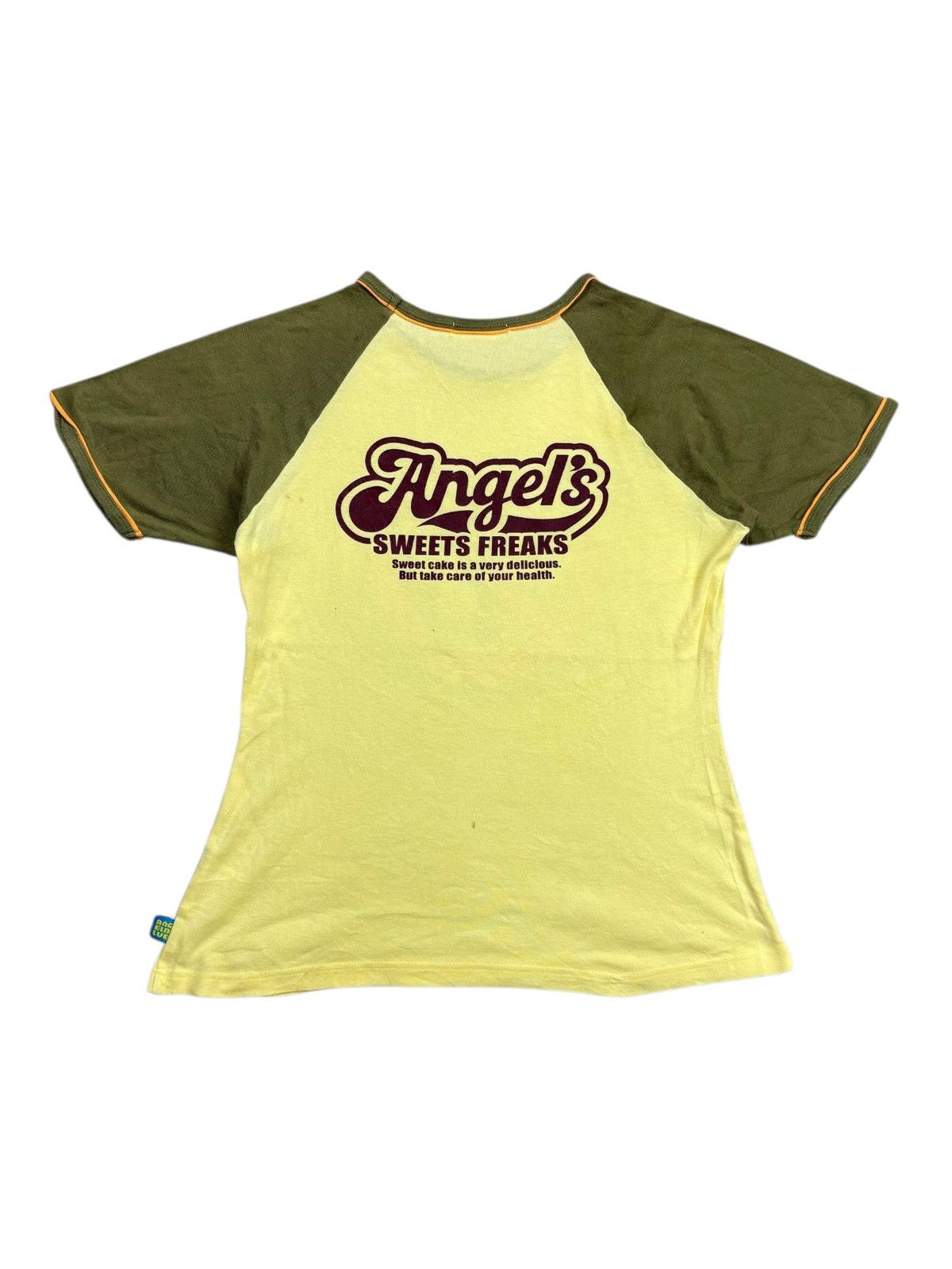 Angel Blue 2000s Angel Blue - Don't Eat Too Much Baby Tee Size M / US 6-8 / IT 42-44 - 2 Thumbnail