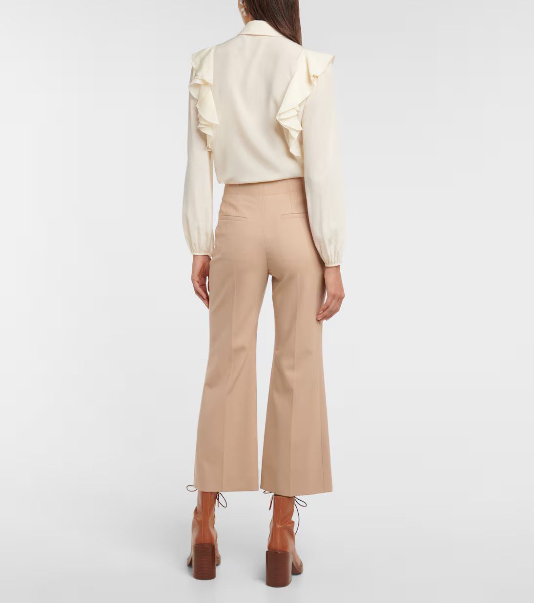 Chloe o1y0825 Sweatpant in Sand Size 32" / US 10 / IT 46 - 2 Thumbnail
