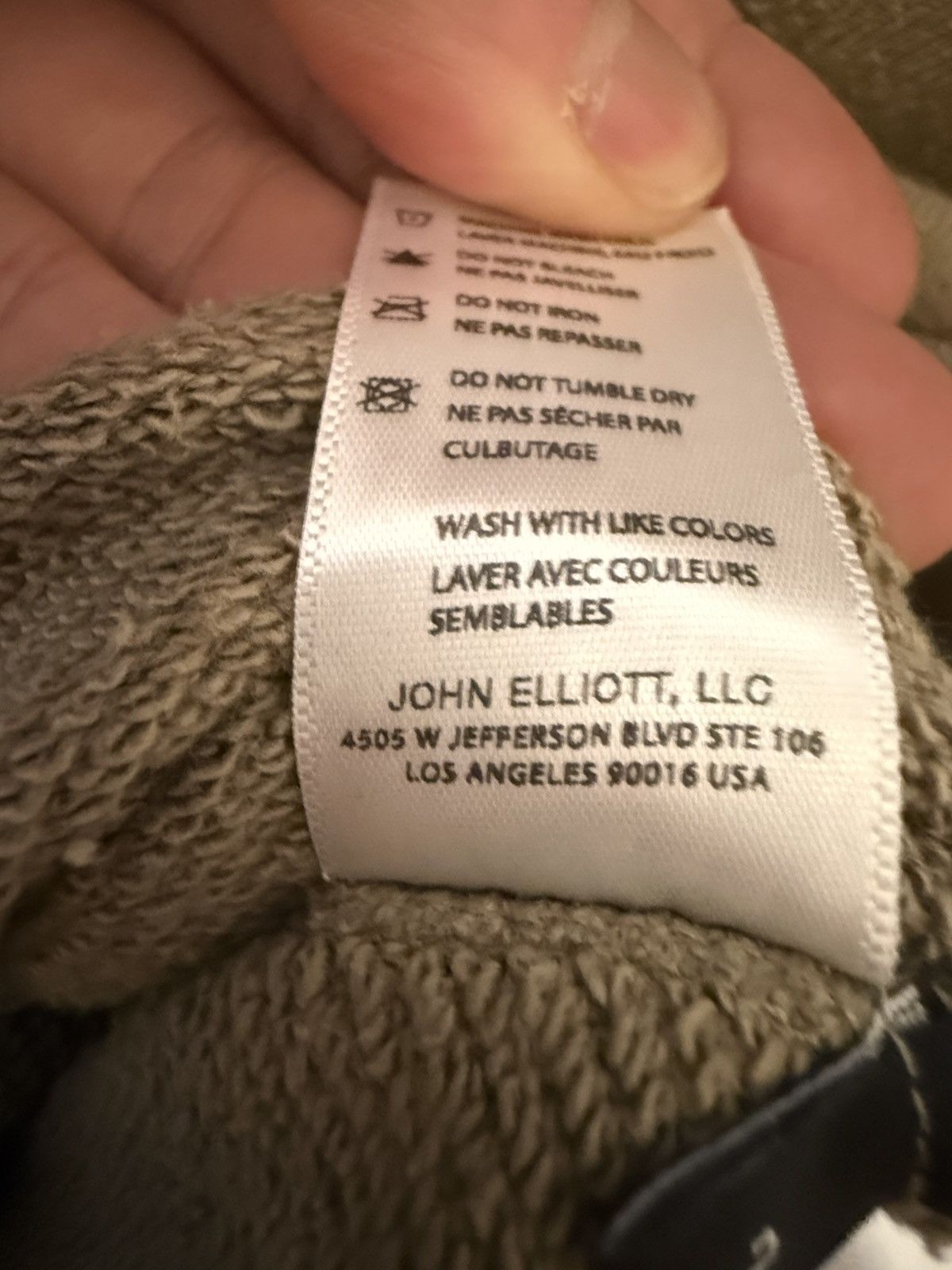 John Elliott Sz 2 Sage John Elliott Hoodie Size US M / EU 48-50 / 2 - 6 Thumbnail