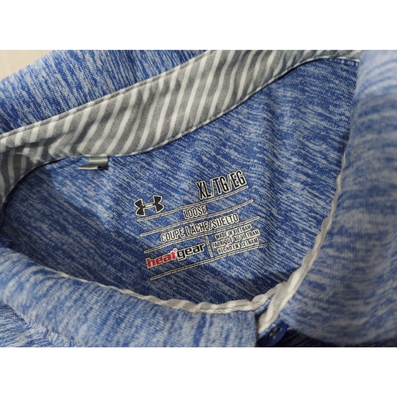 Under Armour Under Armour Polo Shirt XL Blue Men's Athletic Golf Polo Shirt XL Blue Mens Size US XL / EU 56 / 4 - 3 Thumbnail