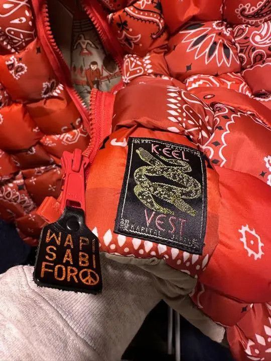 Kapital KAPITAL Bandana Transfer Nylon KEEL Weaving Vest Red 2 Size US M / EU 48-50 / 2 - 4 Thumbnail