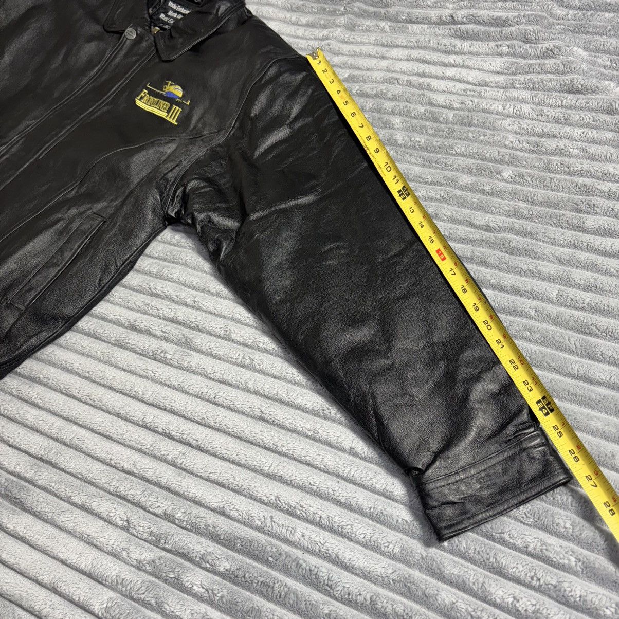 Oscar Piel Oscar Piel Frontliner III Morris Cerullo Leather Jacket Size US XL / EU 56 / 4 - 10 Thumbnail