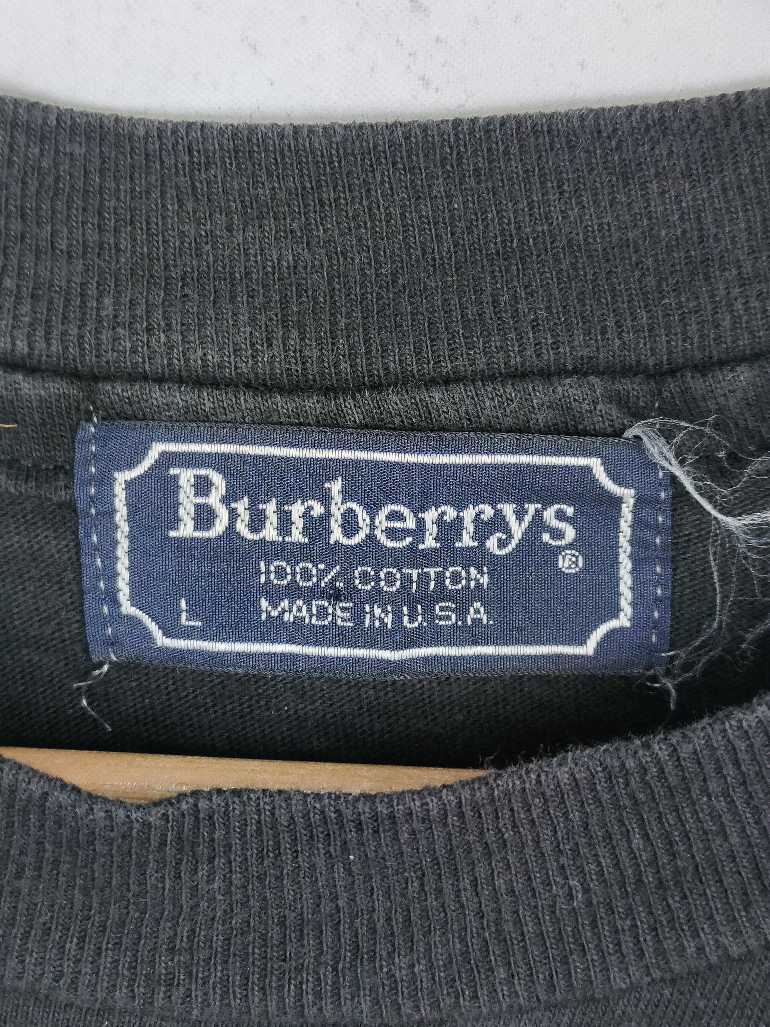 Burberry Vintage 90s Burberry London Made in USA Shirt Size US L / EU 52-54 / 3 - 3 Thumbnail