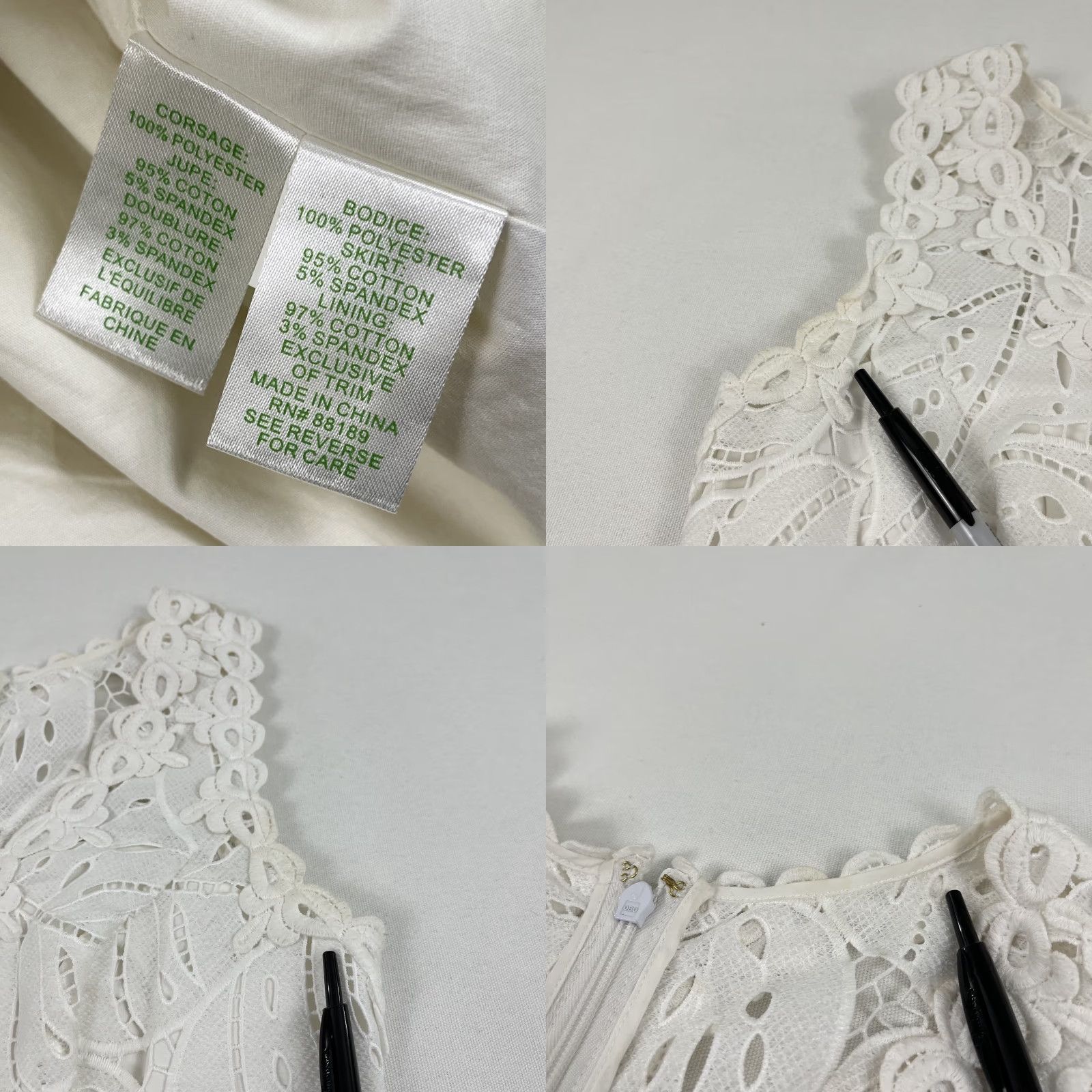 Lilly Pulitzer Lilly Pulitzer Sandi Shift Dress Womens Size 6 Yellow White Stretch Crochet Lace Size M / US 6-8 / IT 42-44 - 8 Thumbnail