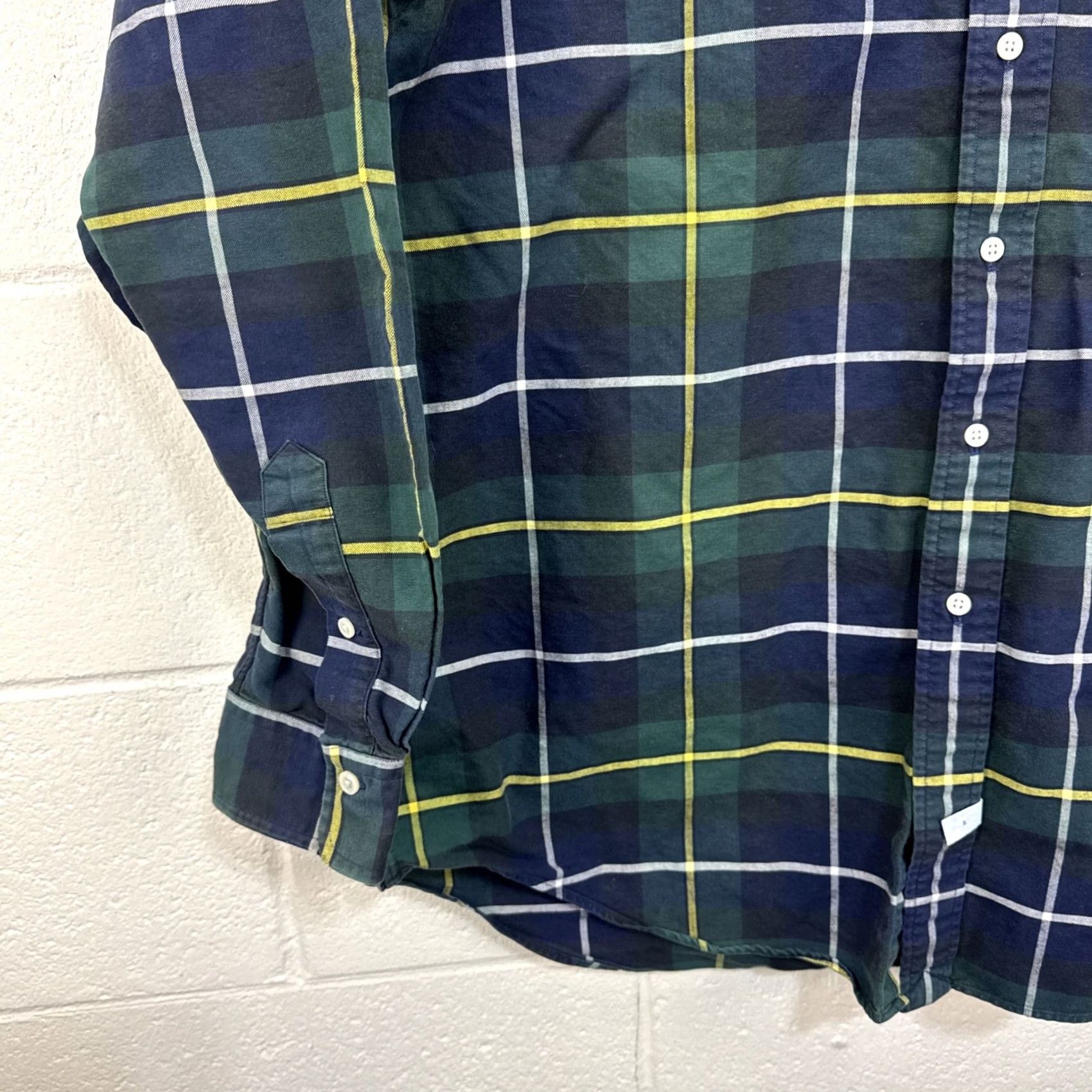 Ralph Lauren Ralph Lauren Shirt Mens Large Blue Green Plaid Button-Down Cotton Pony Logo Shirt Size US L / EU 52-54 / 3 - 7 Thumbnail