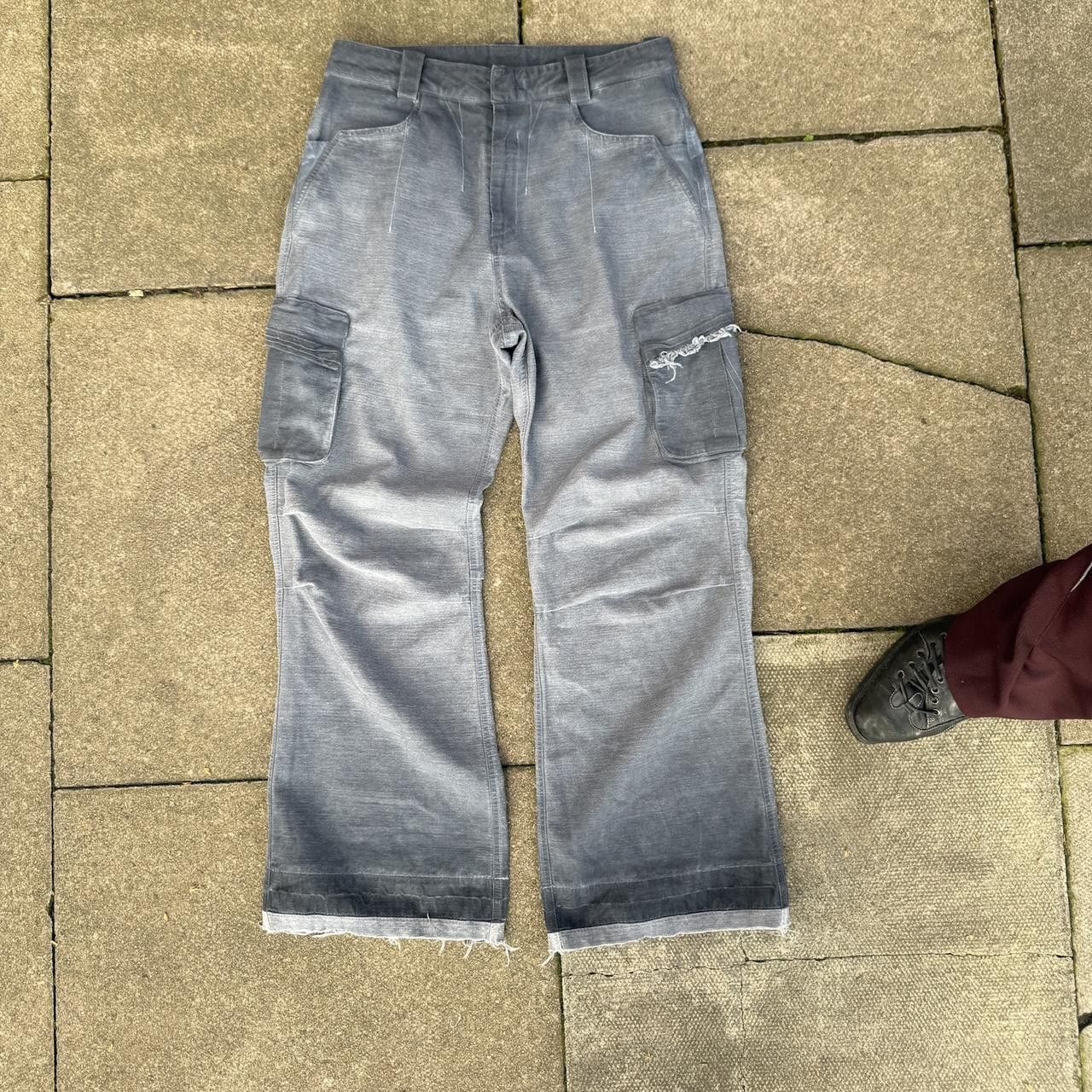 XLIM xlim ep8 03 flared trousers navy technical Size US 32 / EU 48 - 3 Thumbnail
