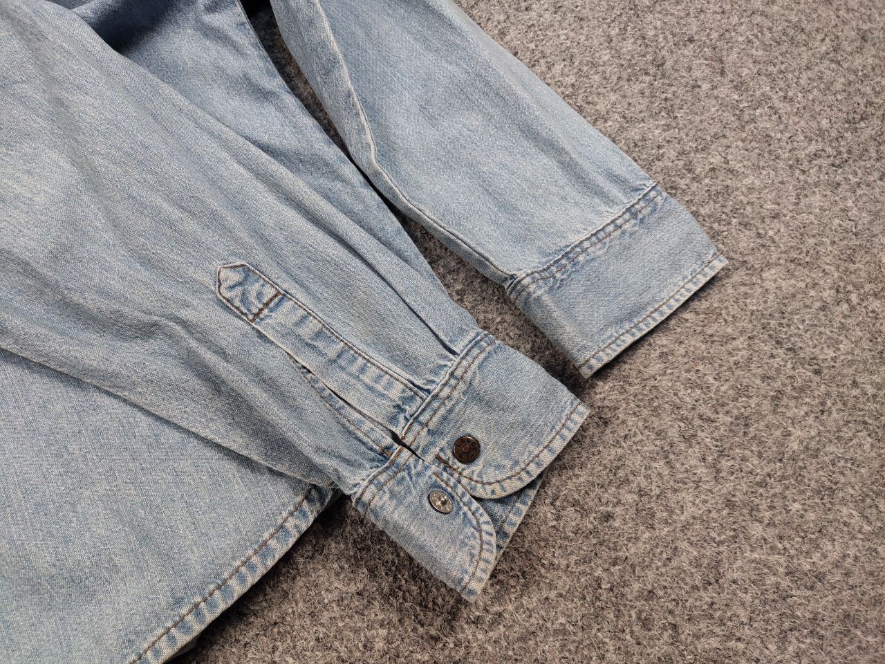 Levi's Vintage 90's Levis Orange Tab denim Classic Buttons Shirt Size US M / EU 48-50 / 2 - 13 Thumbnail