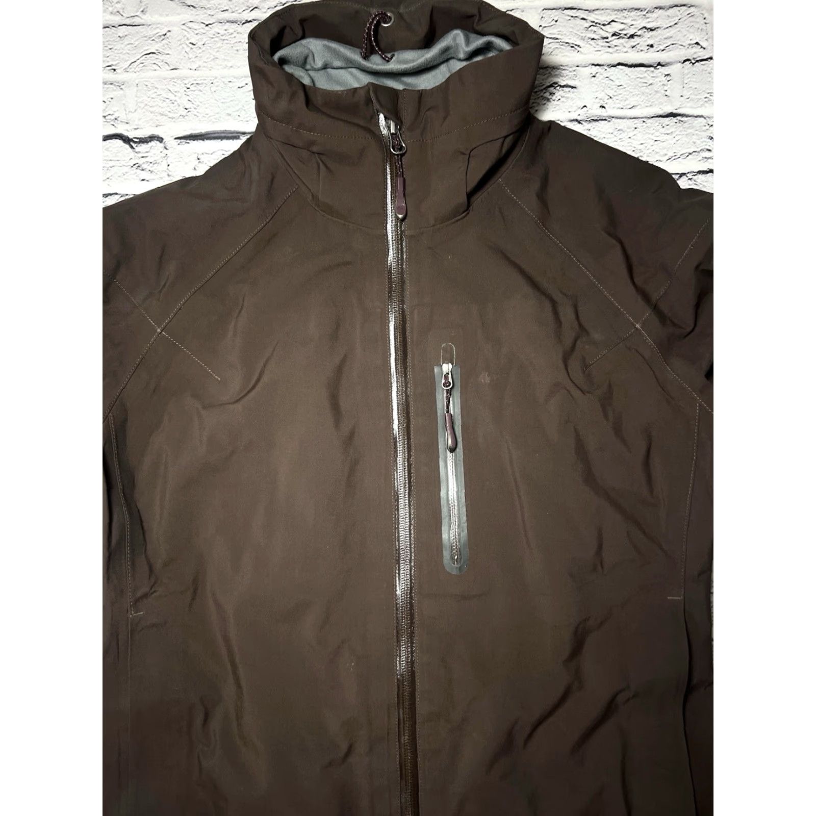Vintage Cloudveil Jacket Womens M Soft Shell Goretex Wind-Resistant Pockets Full Zip Collared Logo Goretex Model Outdoor Ski Coat 90s? Size M / US 6-8 / IT 42-44 - 3 Thumbnail