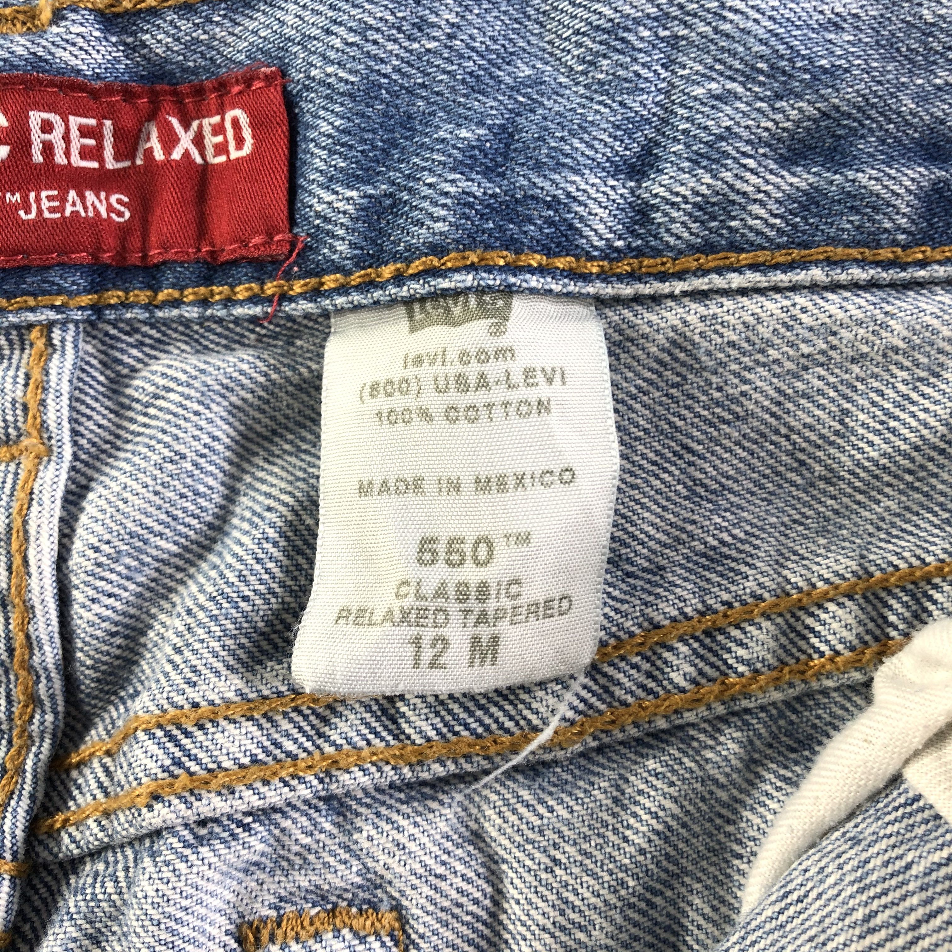 Levi's Vintage Blue Wash Levis 550 Jeans-J4157 Size US 31 - 9 Thumbnail