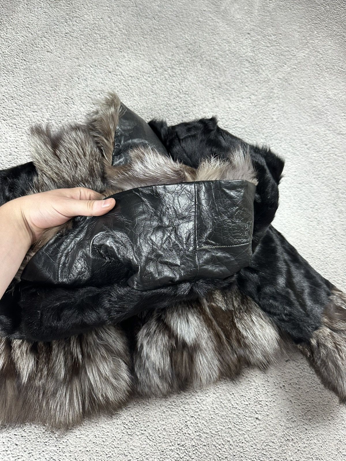 Other Vintage Fur Fuzzy Faux Jacket Japan Gothic Opium Y2K Coat Size M / US 6-8 / IT 42-44 - 17 Thumbnail