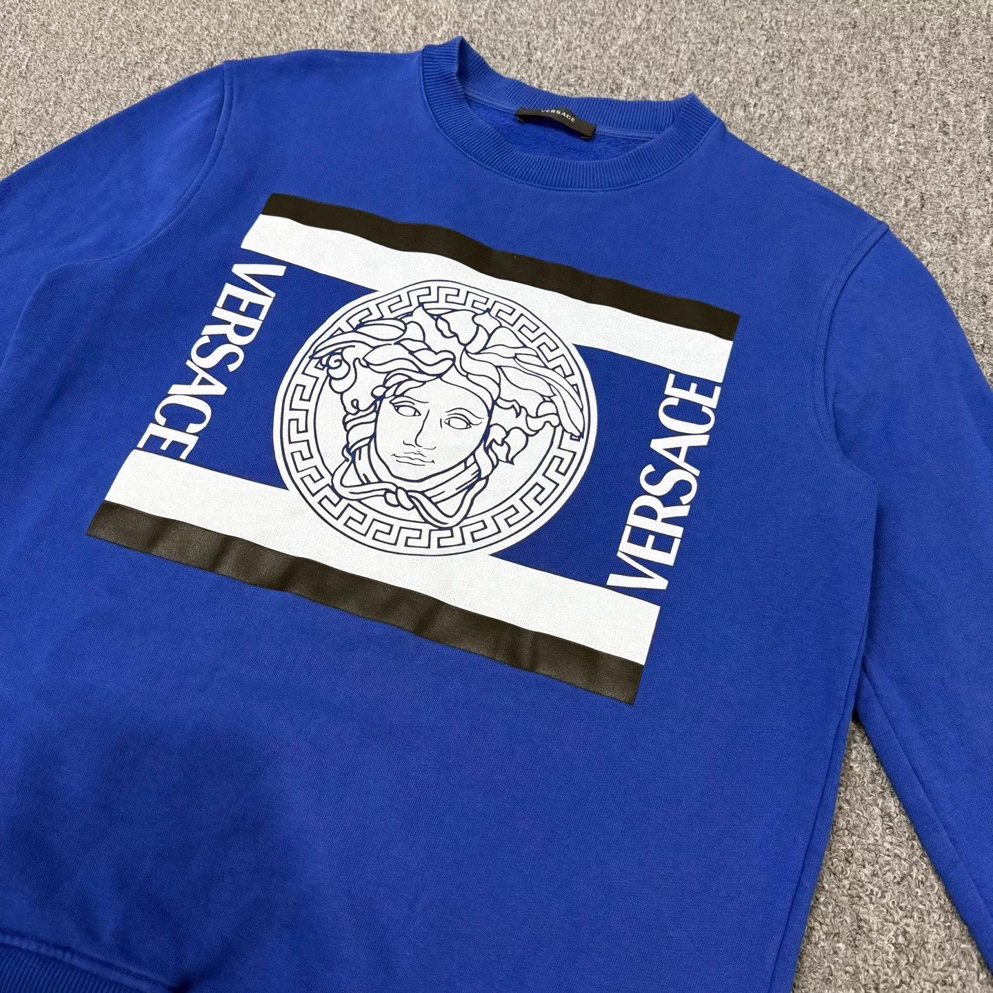 Versace Versace blue Medusa print hoodie S 99 new Size US S / EU 44-46 / 1 - 3 Thumbnail