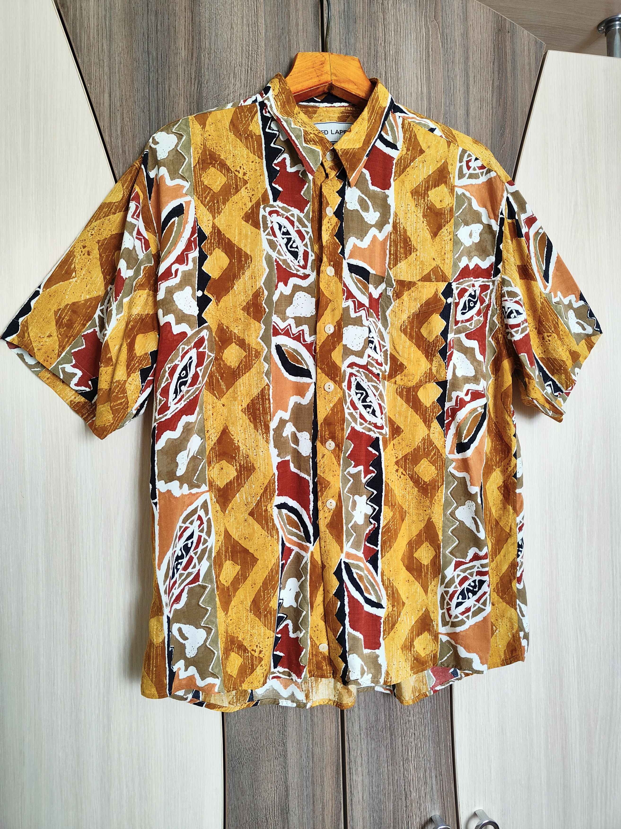 TED LAPIDUS Ted Lapidus Shirt XL Ted Lapidus Mexican Style Shirt Size US XL / EU 56 / 4 - 1 Thumbnail