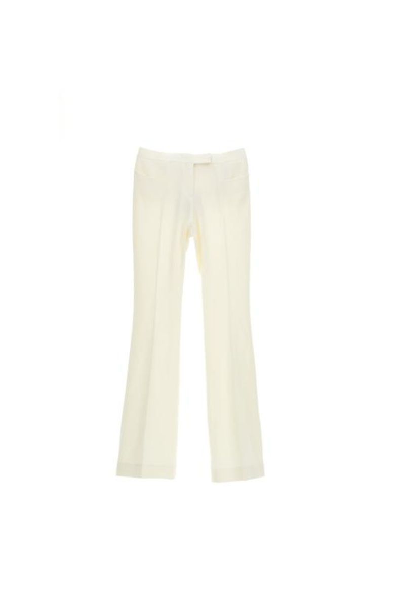 Tom Ford o1w1db10225 PAW545 Flare Pant in White Size 32" / US 10 / IT 46 - 1 Thumbnail