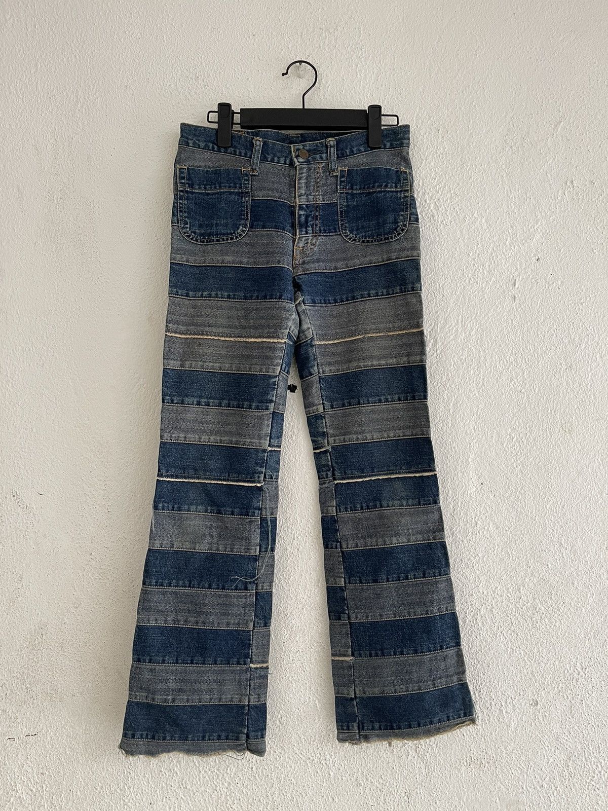 HYSTERIC GLAMOUR KINKY JEANS ダメージ加工 Vintage 90s Hysteric Glamour Kinky Jeans Worker Design
