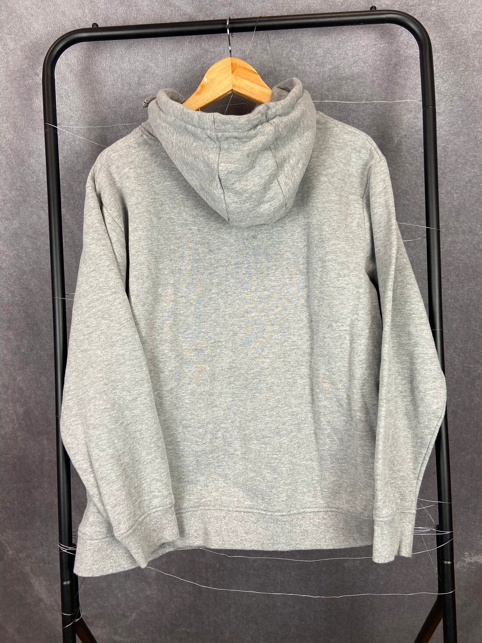 Swagger Animal Grey Hoodie Y2K Skate Style Embroidered Logo M Size US M / EU 48-50 / 2 - 5 Thumbnail