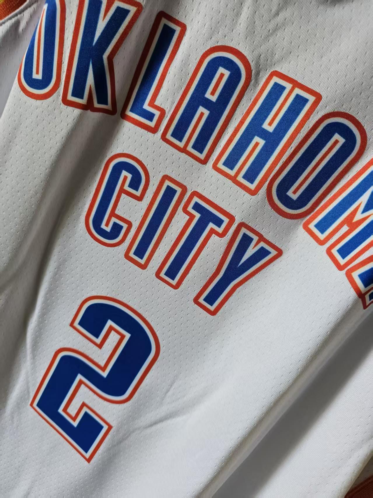 NBA Oklahoma City Thunder 2 Shai Gilgeous-Alexander Jersey White Size US S / EU 44-46 / 1 - 3 Thumbnail