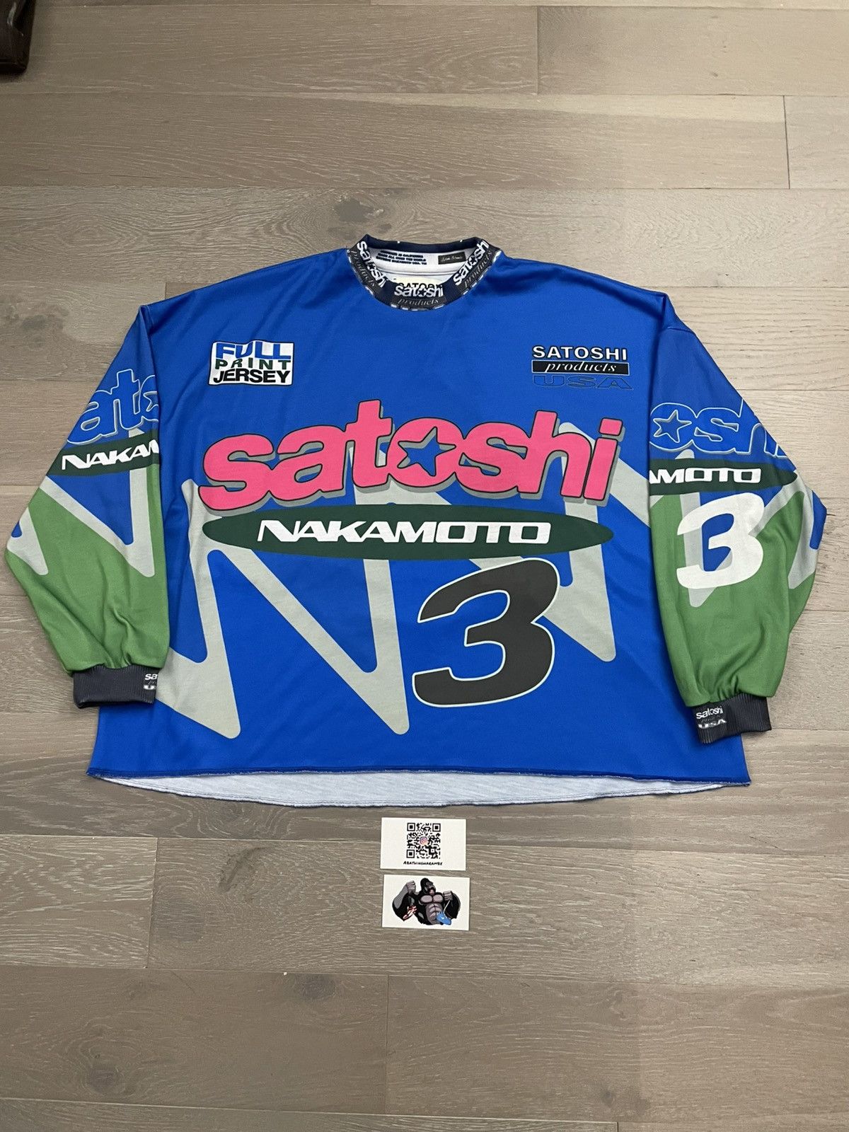 Satoshi Nakamoto Satoshi Nakamoto Speedway Long Sleeve Jersey Blue Size US S / EU 44-46 / 1 - 2 Thumbnail