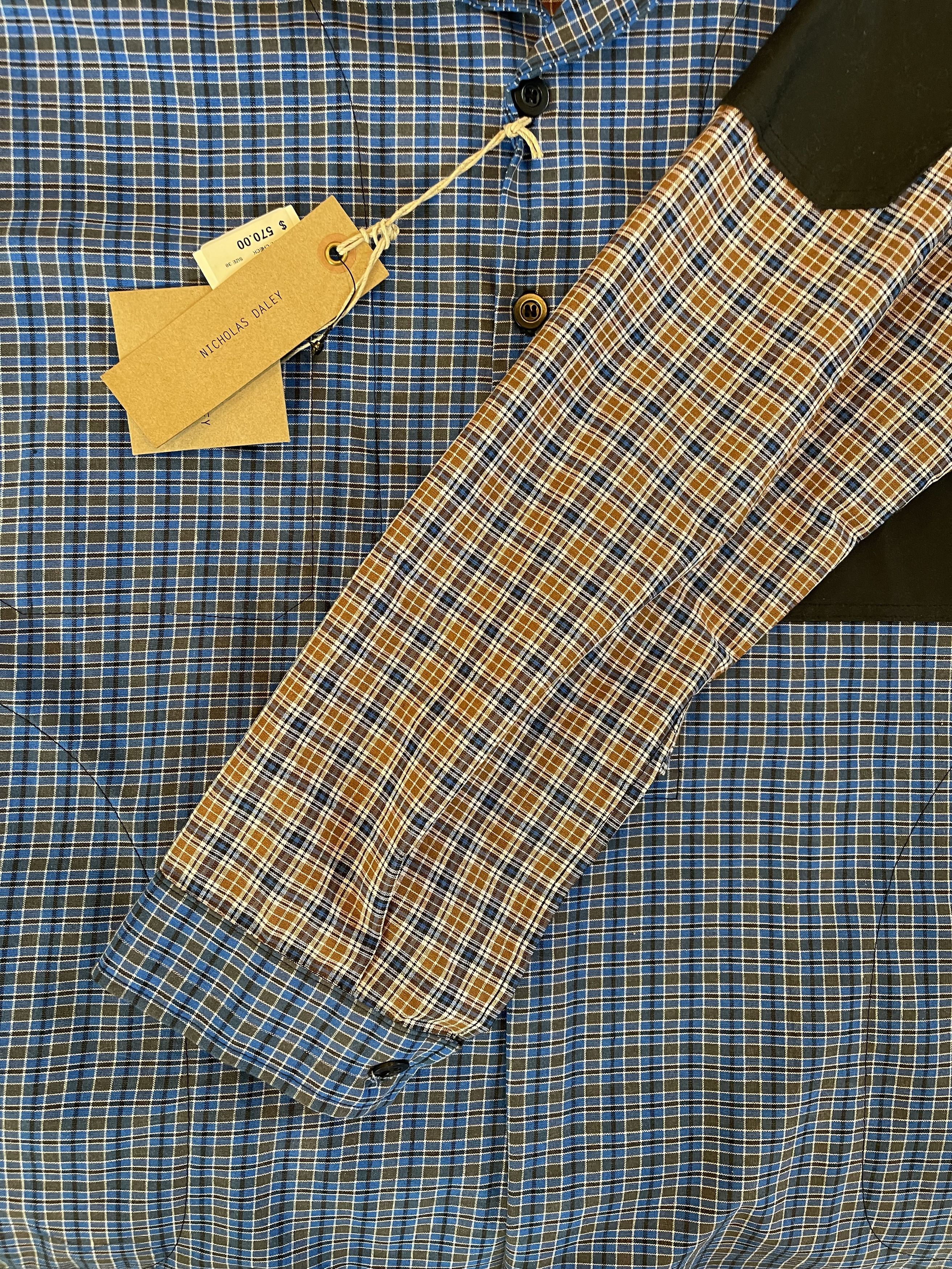 Nicholas Daley New with Tags Nicholas Daley Panel Quarter Button Down Size US XL / EU 56 / 4 - 11 Thumbnail