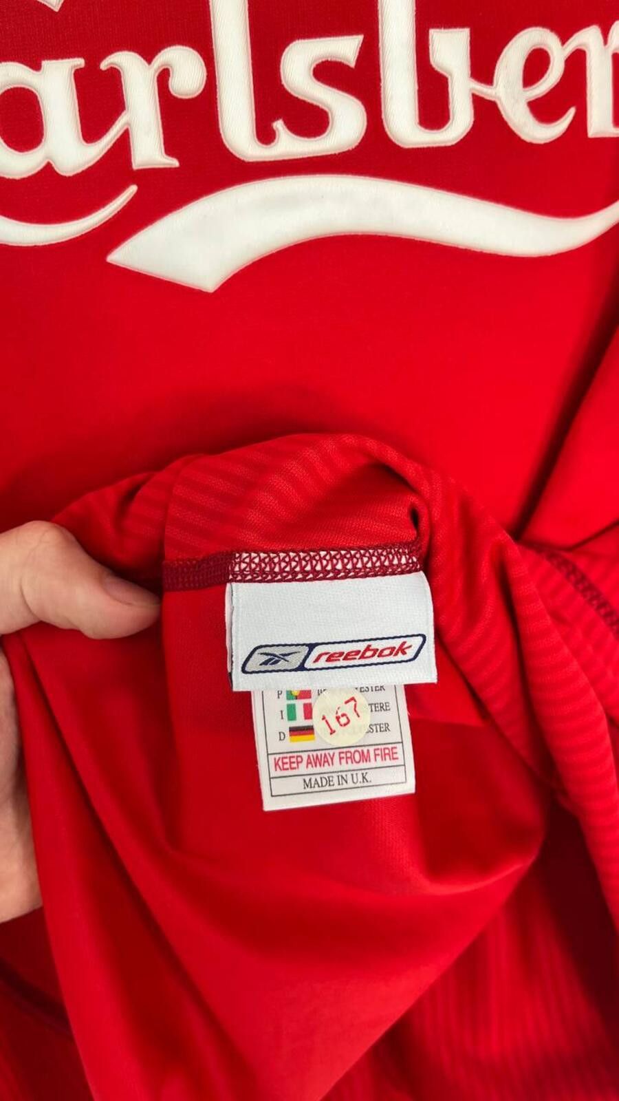 Reebok Vintage Liverpool Reebok Carlsberg Football Jersey Y2K Size US M / EU 48-50 / 2 - 4 Thumbnail