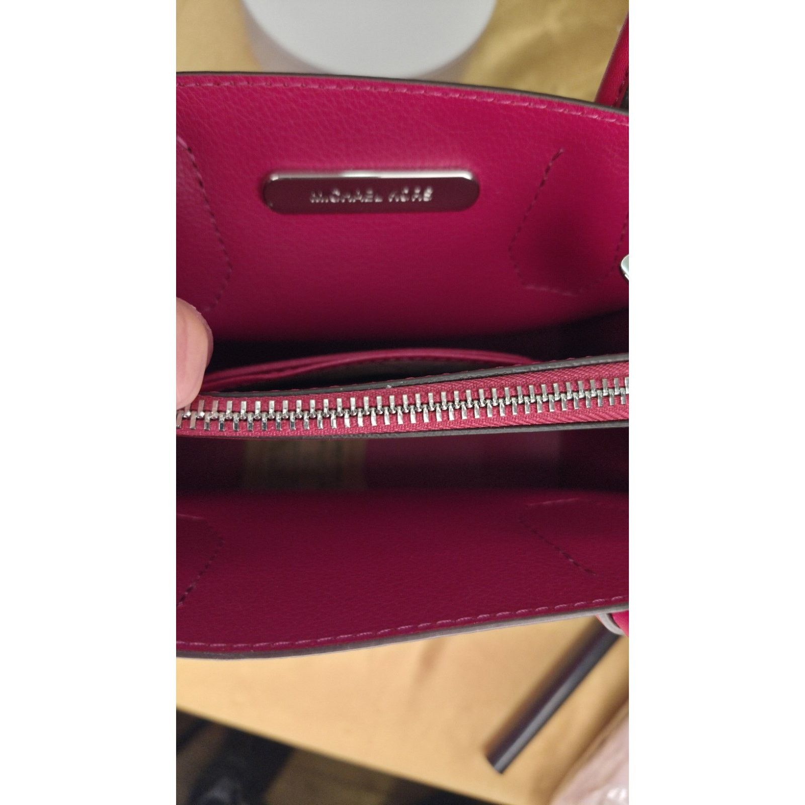 Michael Kors NEW Michael Kors Studio Mercer Medium Messenger Bag Pink Size ONE SIZE - 2 Thumbnail