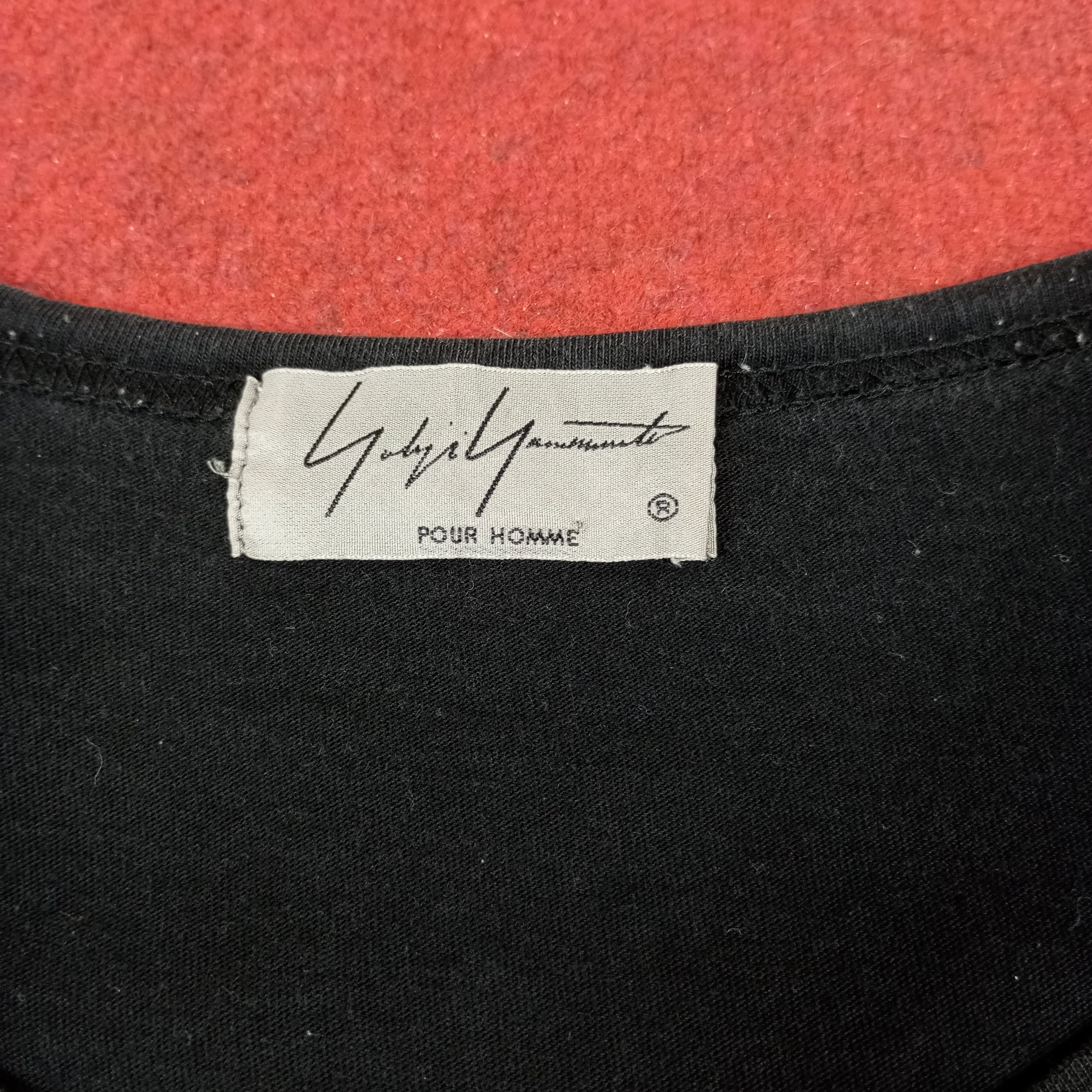 Designer × Vintage × Yohji Yamamoto Yohji Yamamoto Japan Designer Fashion Brand Custom Art Tees Size US XL / EU 56 / 4 - 5 Thumbnail