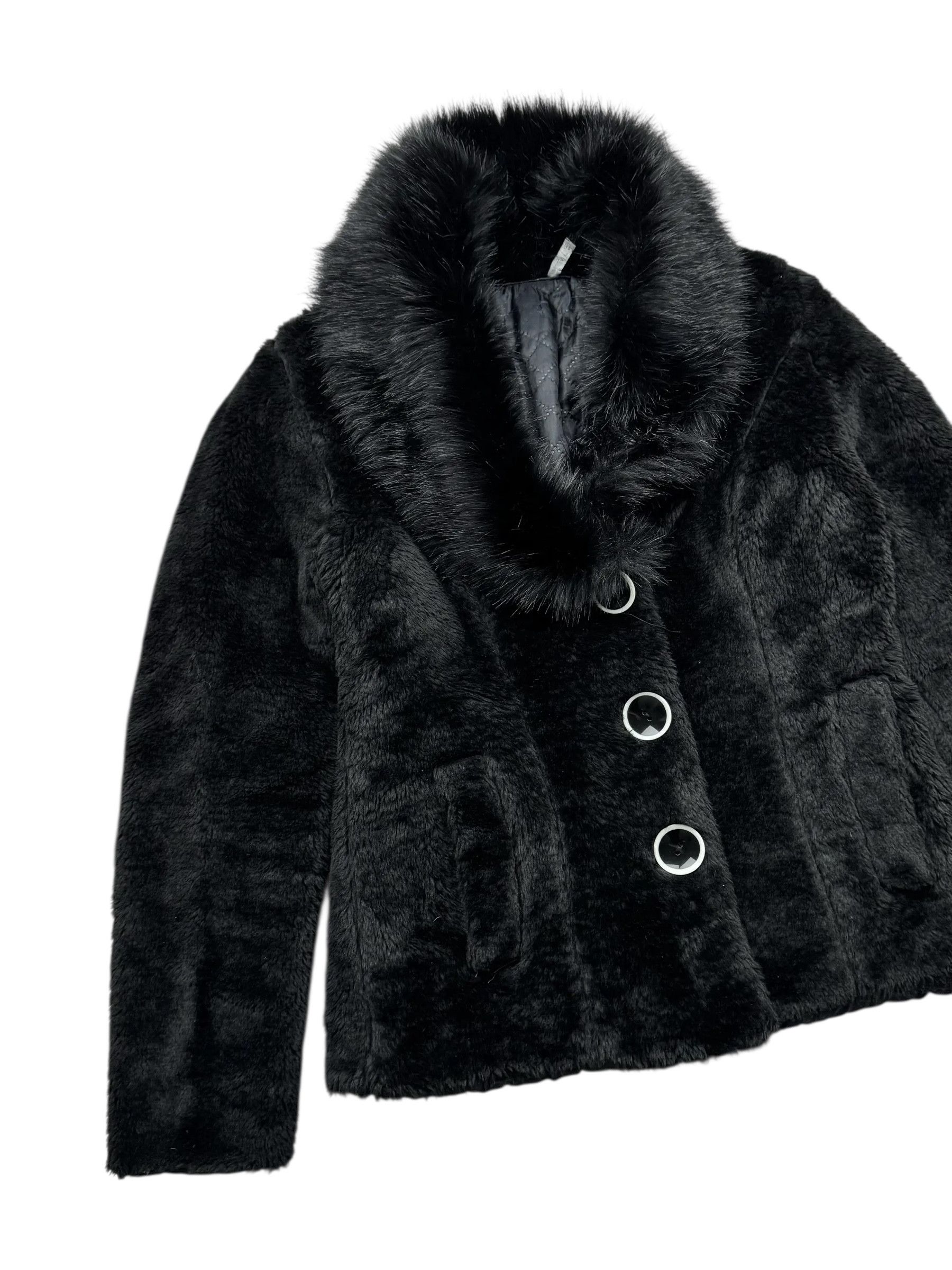 Vintage Y2K Faux Fur Jacket(V22) Size S / US 4 / IT 40 - 2 Thumbnail