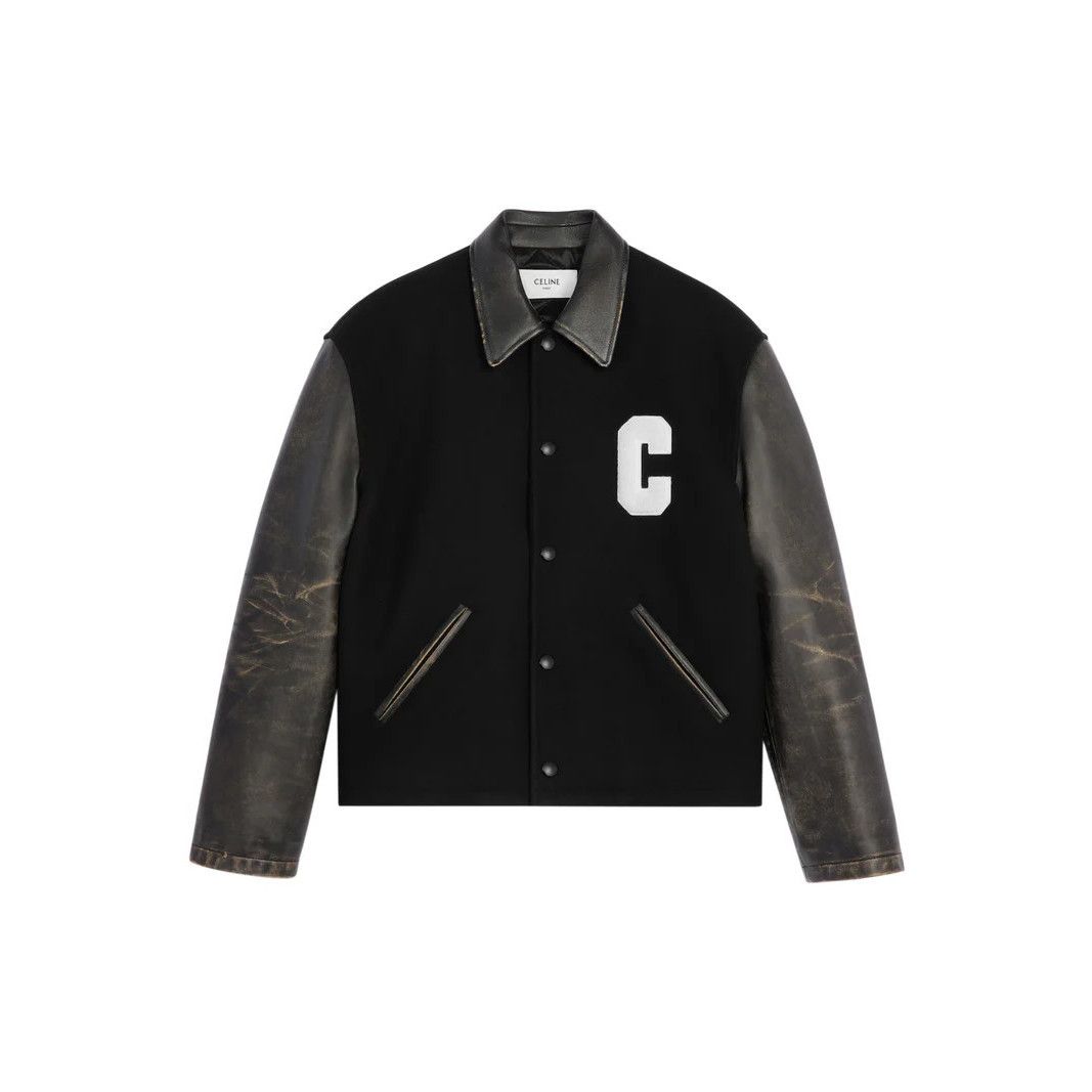 Celine CELINE $4150 Black Teddy Wool Jacket New & Authentic (Men's Size US M / EU 48-50 / 2 - 1 Thumbnail