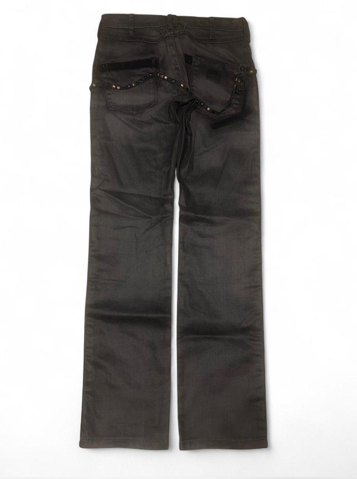 Marithe + Francois Girbaud Waxed Marithe Francois Girbaud Studded Snaker Denim Size US 30 / EU 46 - 3 Thumbnail
