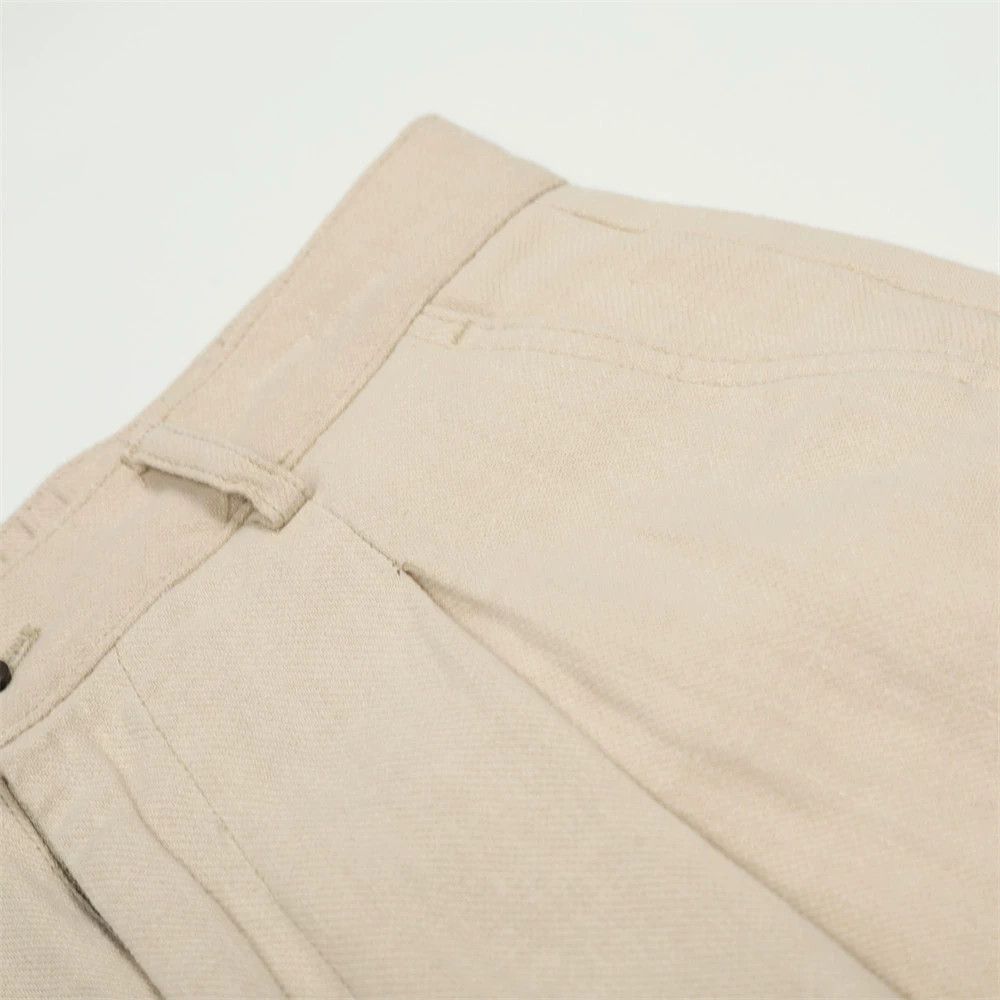 Vintage American loose wide-leg men's cleanfi simple casual trousers Size US 32 / EU 48 - 3 Thumbnail