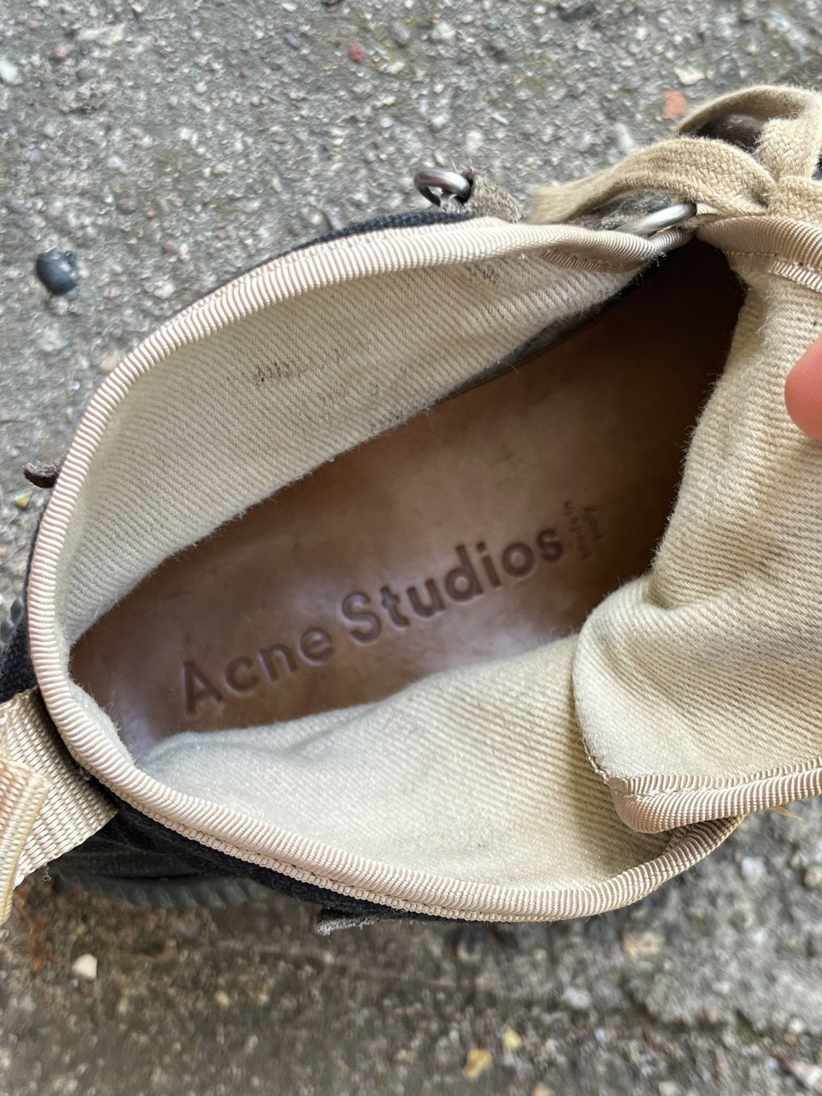 Acne Studios Acne studios FW19 daniel suede grosgrain military boots Size US 11 / EU 44 - 5 Thumbnail