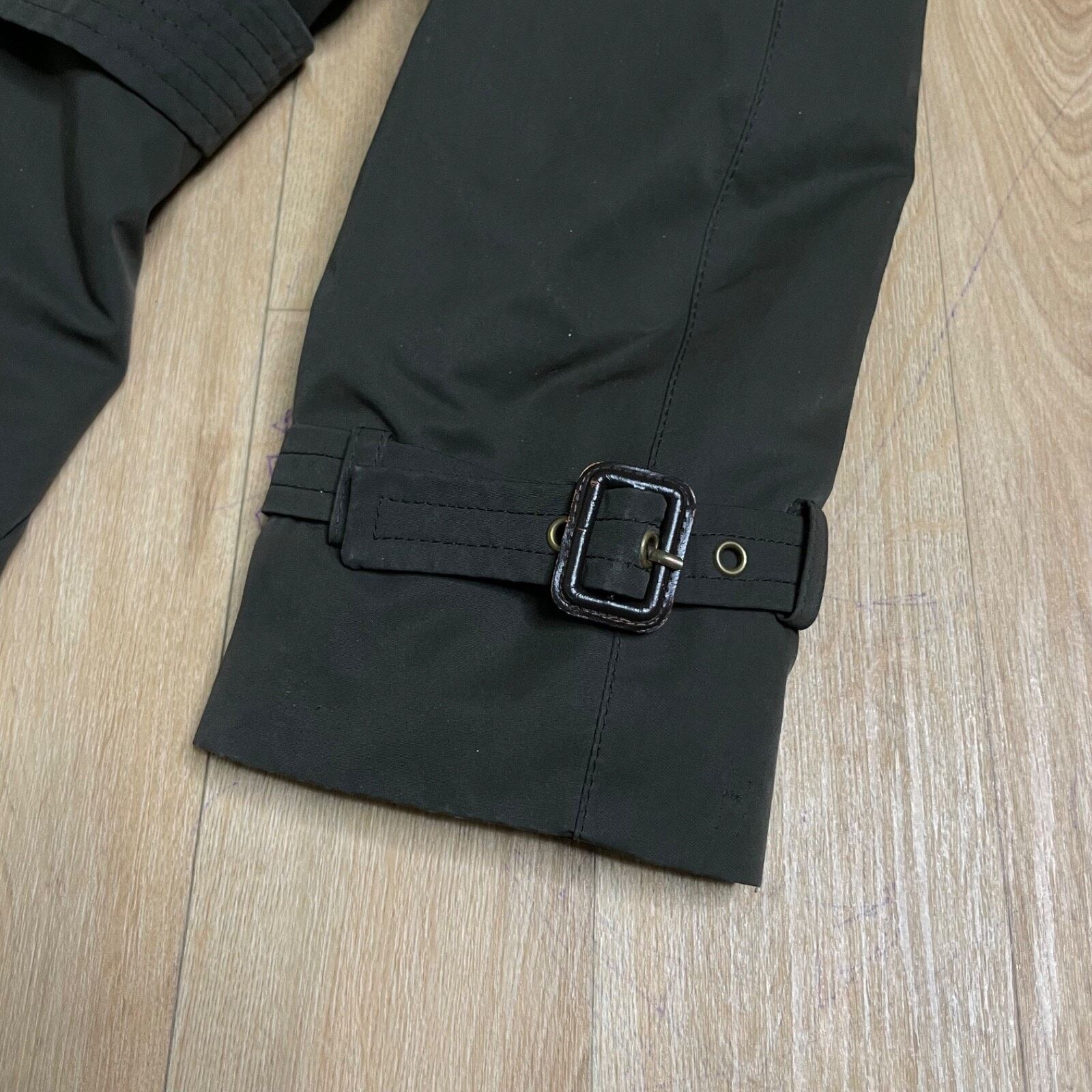 Burberry BURBERRY LONDON TRENCH coat Nova Check Belted GREEN OLIVE Size M / US 6-8 / IT 42-44 - 10 Thumbnail