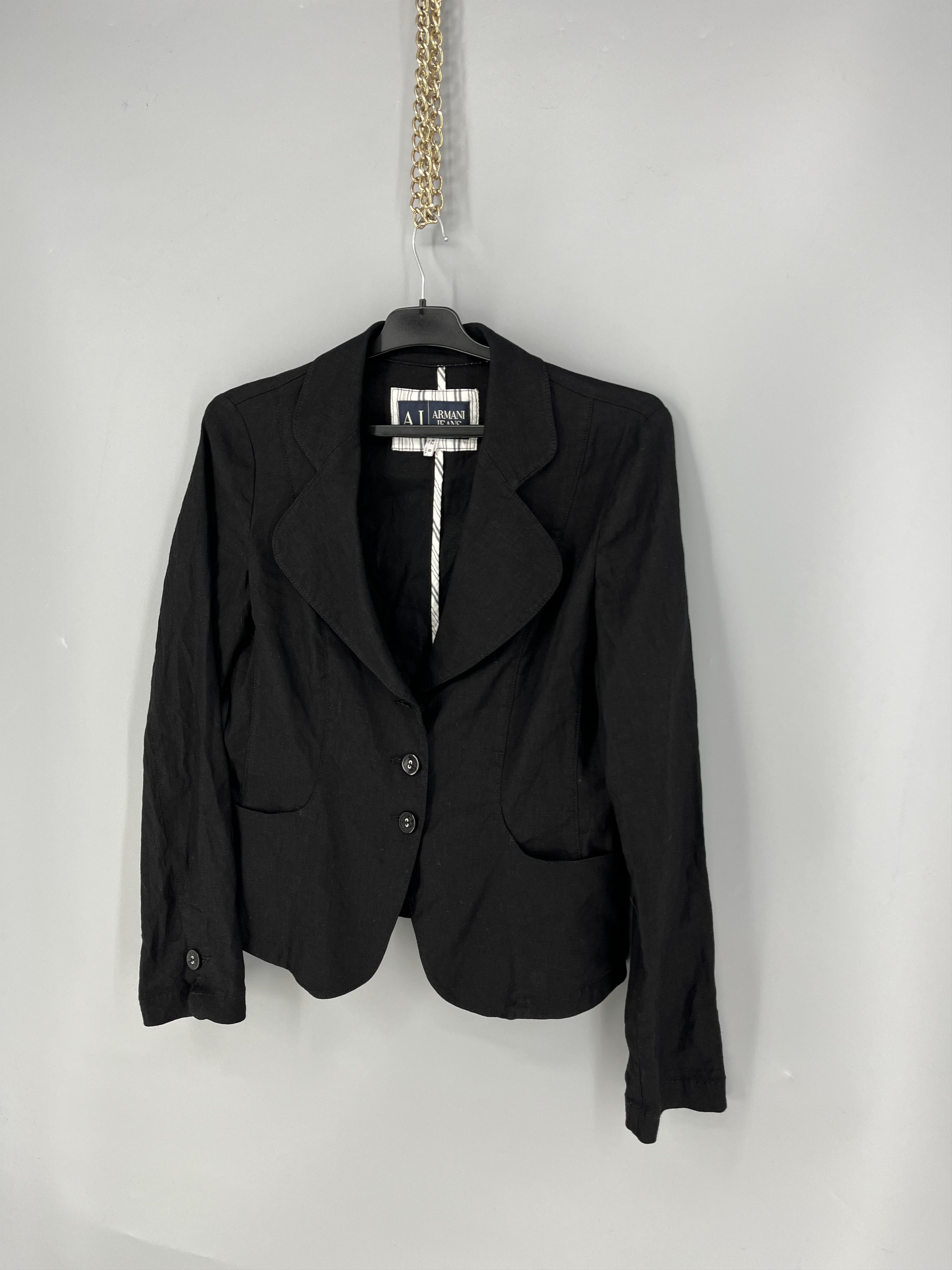 Armani Ladies Armani Jeans Classic Short Blazer Jacket Size s Size S / US 4 / IT 40 - 3 Thumbnail