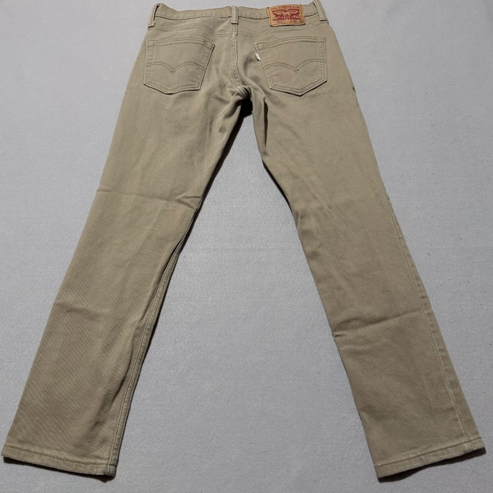 Levi's Levi's Jeans Men Slim 511 Khaki Denim Low Rise 30x30 Size US 30 / EU 46 - 2 Thumbnail