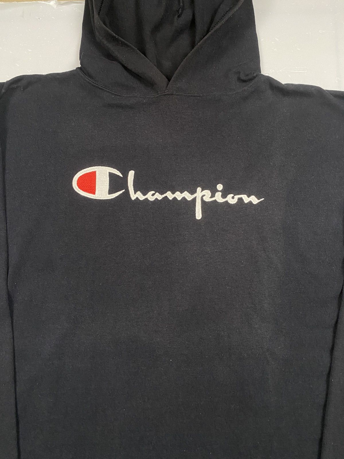 Champion Vintage 90s Champion Script Spellout Pullover Size US L / EU 52-54 / 3 - 2 Thumbnail