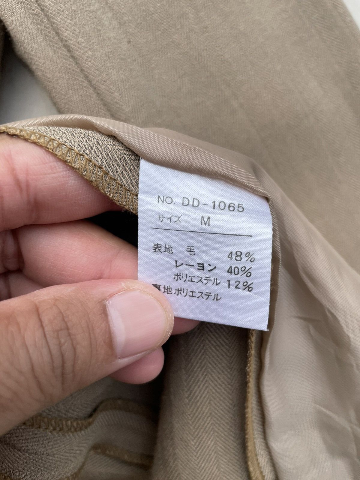 Japanese Brand RARE🔥 Dominique Dumas Paris Beige Jacket with Lace Up Detail Size M / US 6-8 / IT 42-44 - 10 Thumbnail