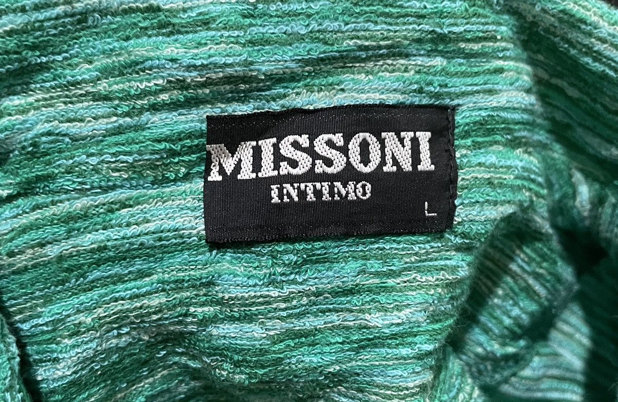 Missoni MISSONI INTIMO TERRY CLOTH BUTTON UP BLOUSE MADE IN JAPAN Size L / US 10 / IT 46 - 3 Thumbnail