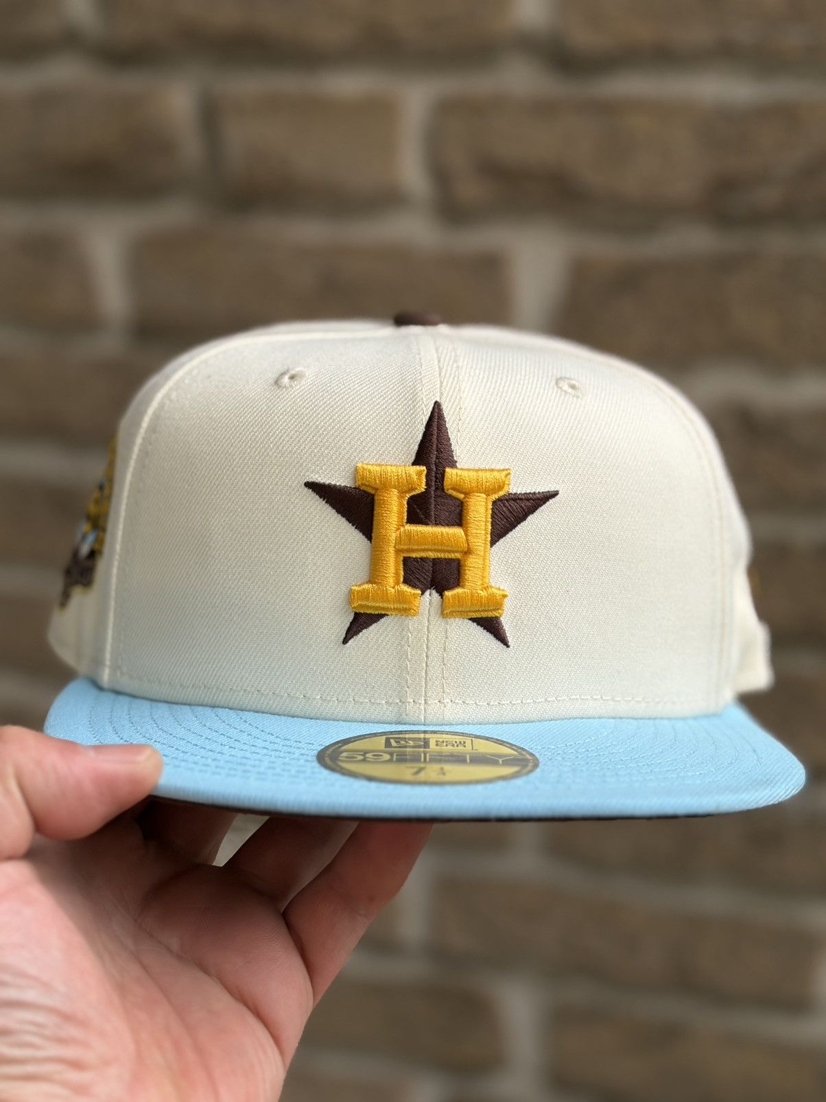 New Era Two tone Houston Astros Homer size 7 1/4 Size ONE SIZE - 2 Thumbnail