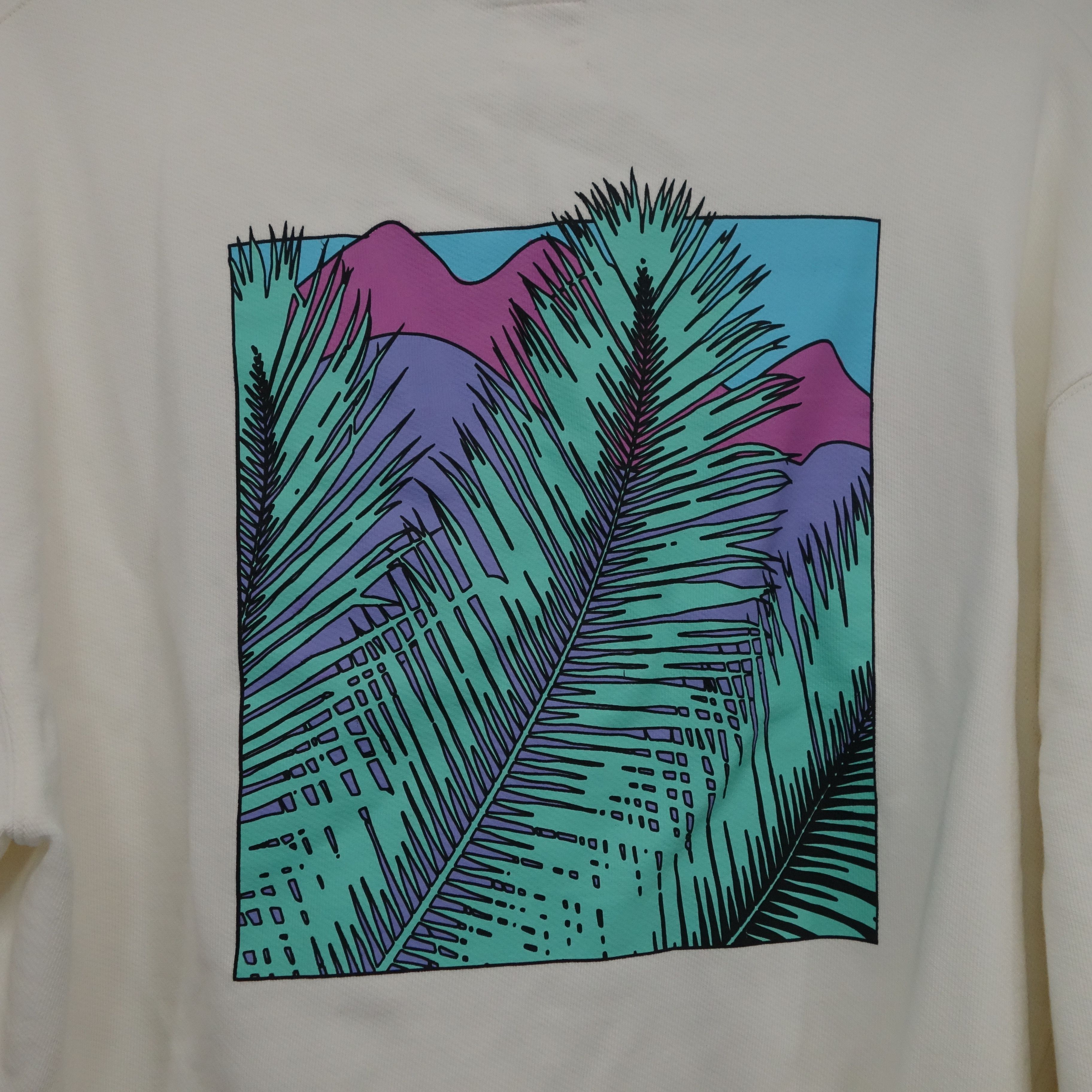 Levi's × Vintage Fresh Leaves Neon Streetwear Pullover Crew Neck Sweatshirt L Size US L / EU 52-54 / 3 - 6 Thumbnail