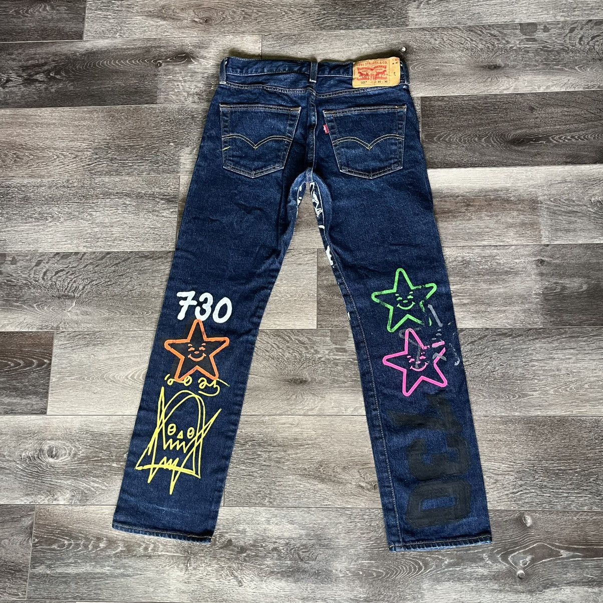 Asspizza Vintage Levi’s Asspizza PWYW Pay What You Want Denim Jeans Size US 30 / EU 46 - 2 Thumbnail
