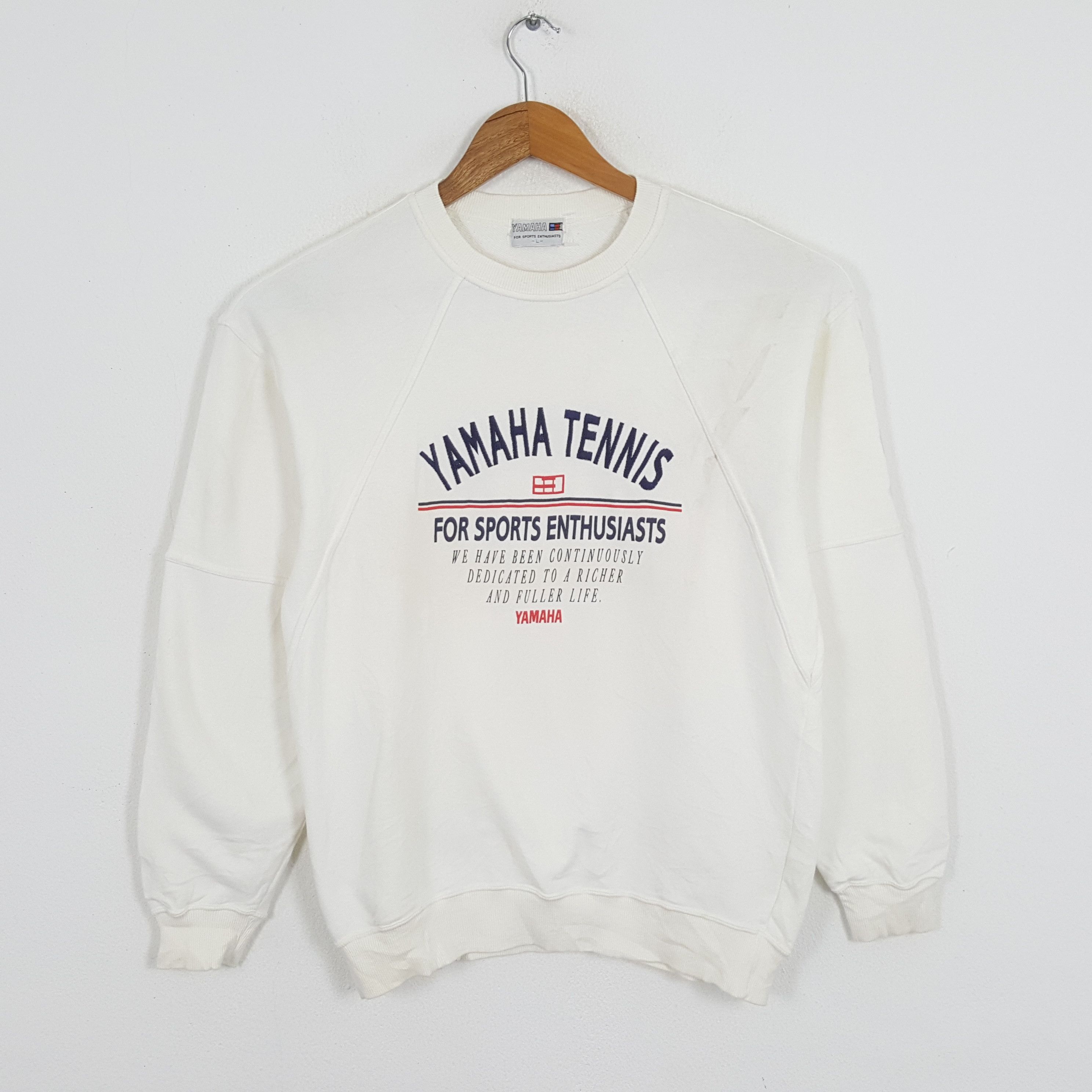 Vintage × Yamaha Vintage YAMAHA TENNIS Japanese Sportswear Sweatshirts Size US M / EU 48-50 / 2 - 1 Thumbnail