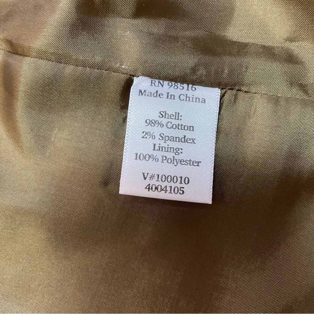 Coldwater Creek New Coldwater Creek Cotton Fall Color Jacket Size 12 Size XL / US 12-14 / IT 48-50 - 8 Thumbnail