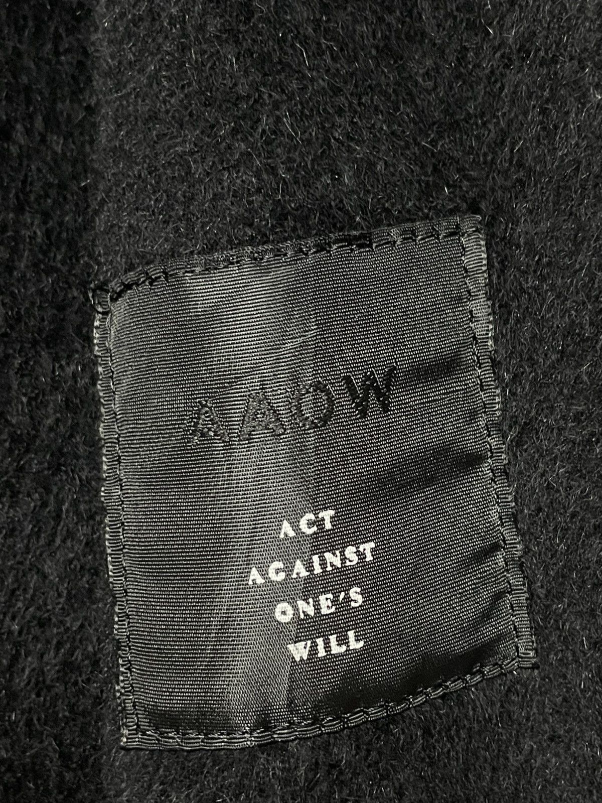 Japanese Brand × Seditionaries × Vintage ACT AGAINST ONE’S WILL Spliced Leather Suede Jacket (113) Size US XXS / EU 40 - 8 Thumbnail
