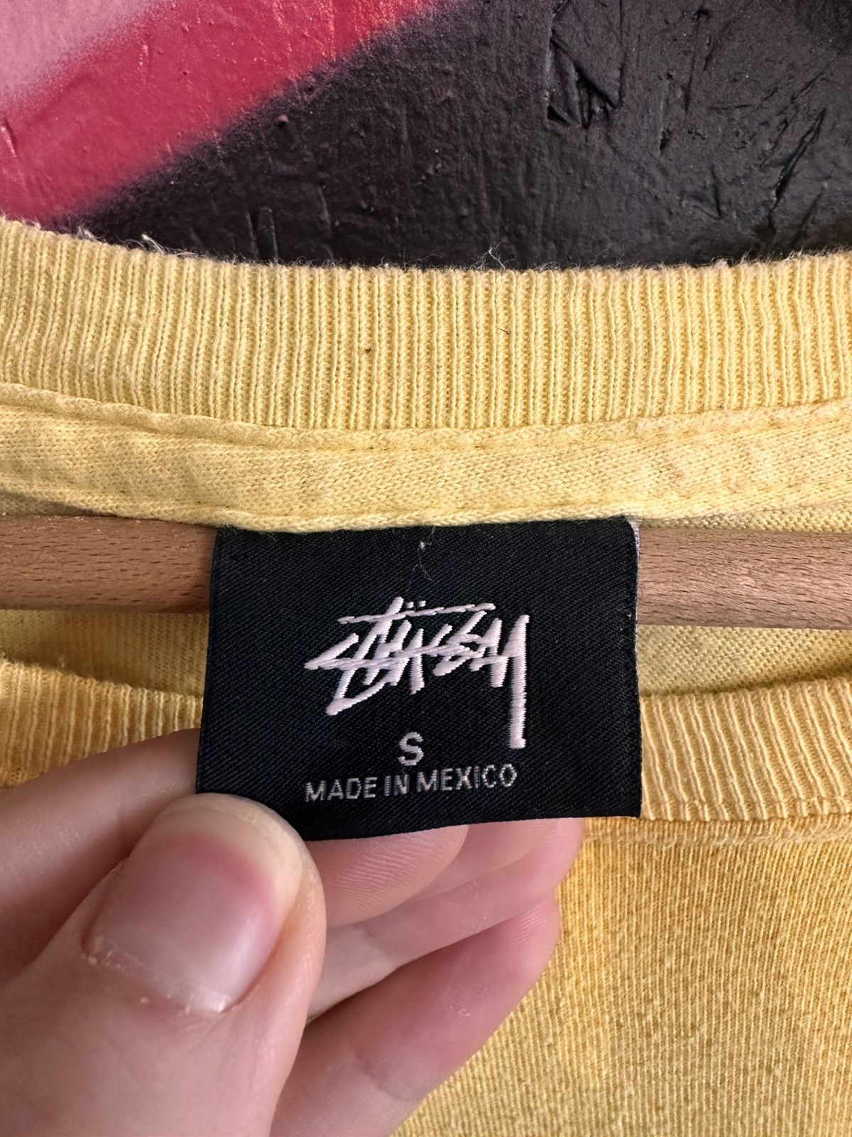 Stussy Basic Stussy Back Logo T yellow Size US S / EU 44-46 / 1 - 4 Thumbnail