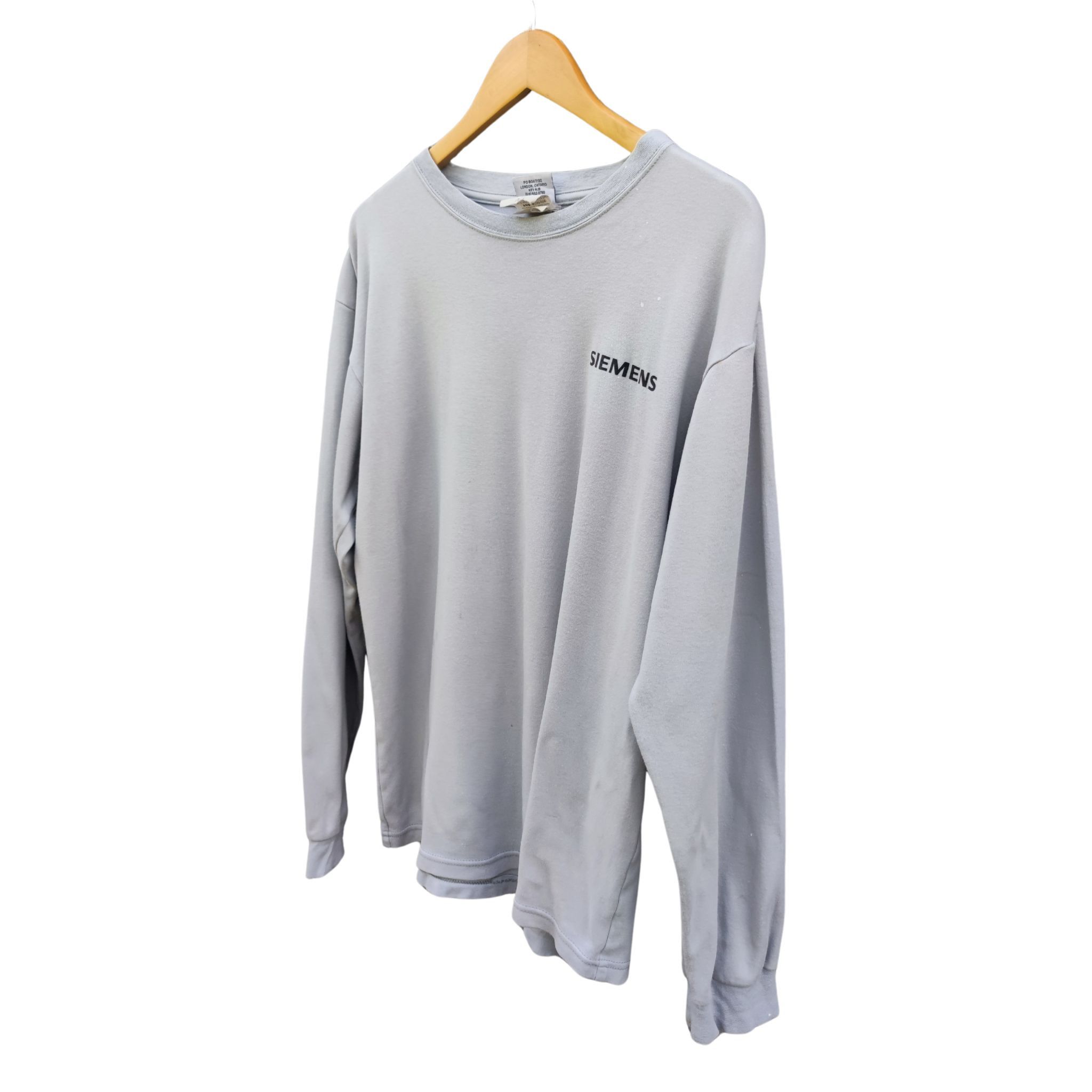 Motorola × Vintage Vintage Siemens Spell out Logo Long Sleeve T Shirt Size US M / EU 48-50 / 2 - 6 Thumbnail