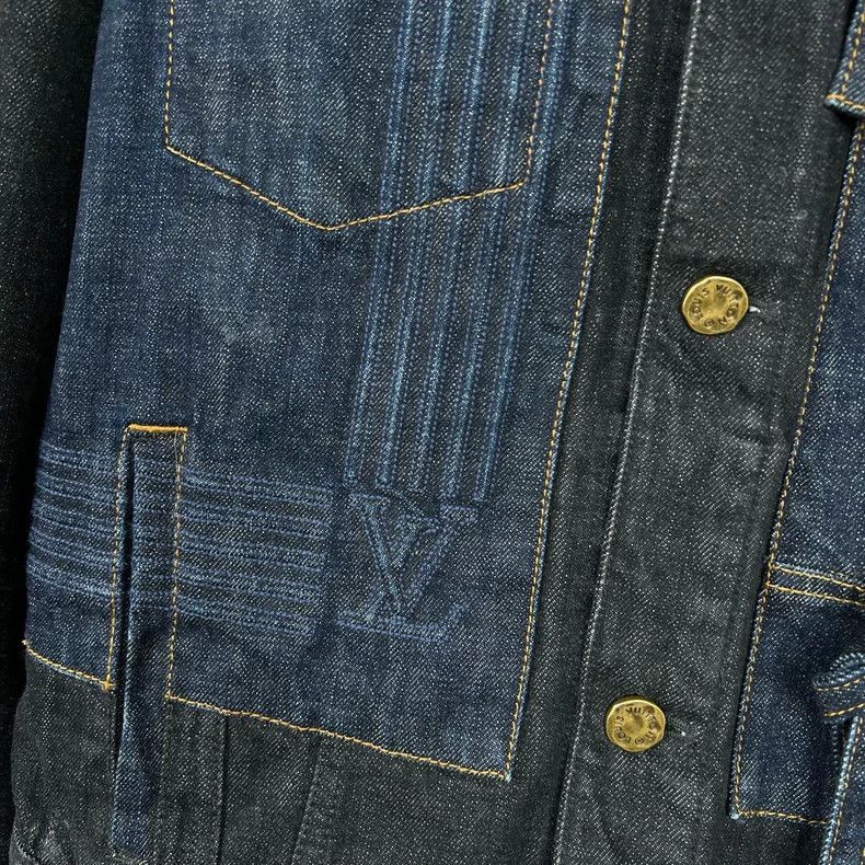 Louis Vuitton Louis Vuitton Denim Jacket with Bow Design-2506 Size US L / EU 52-54 / 3 - 3 Thumbnail