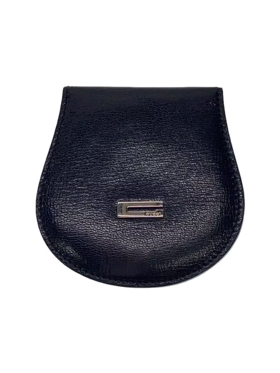 Gucci Gucci Leather Coin Case Black Size ONE SIZE - 1 Thumbnail