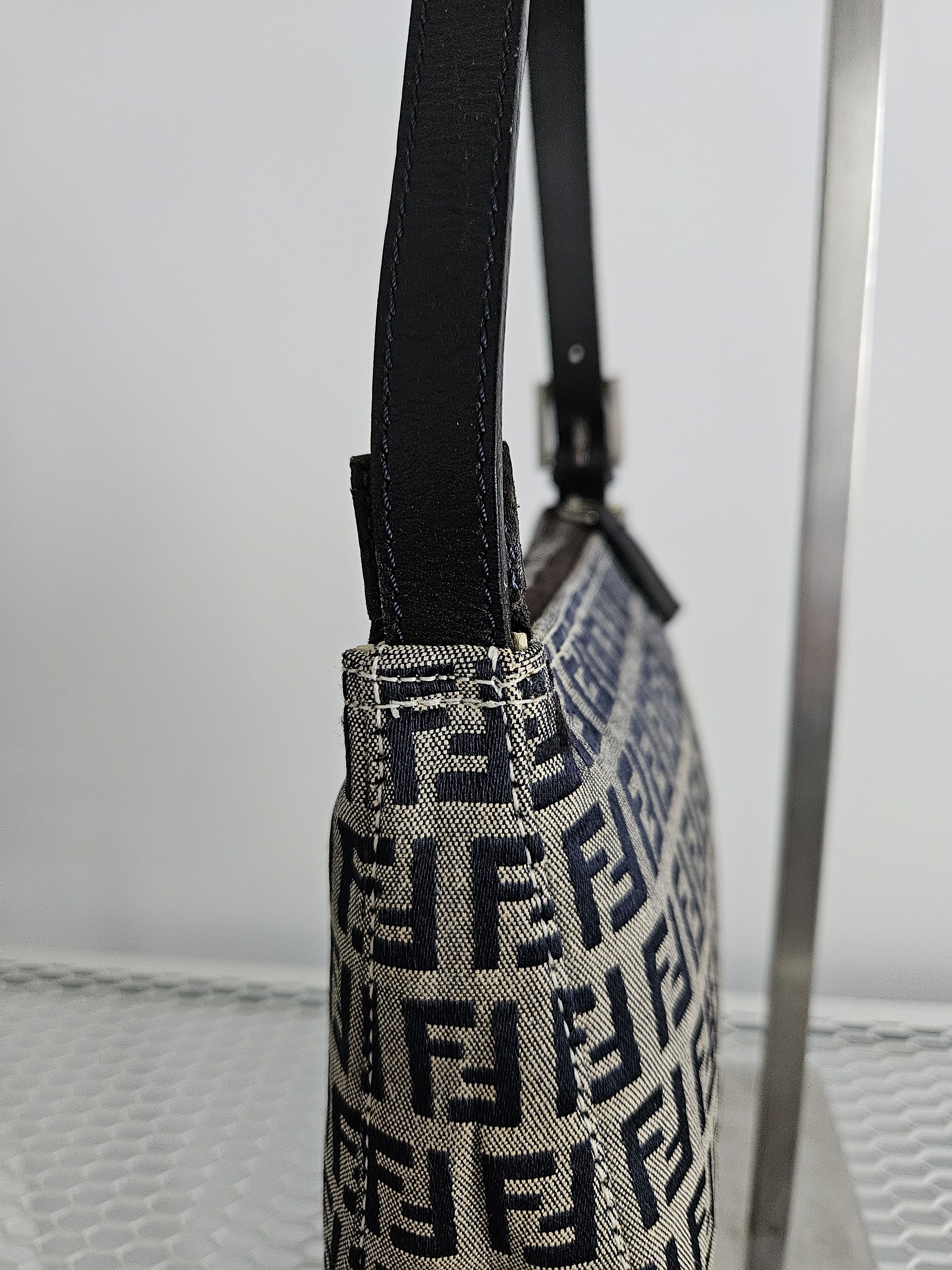 Fendi Fendi zucchino ff monogram canvas mini bag pochette Size ONE SIZE - 9 Thumbnail